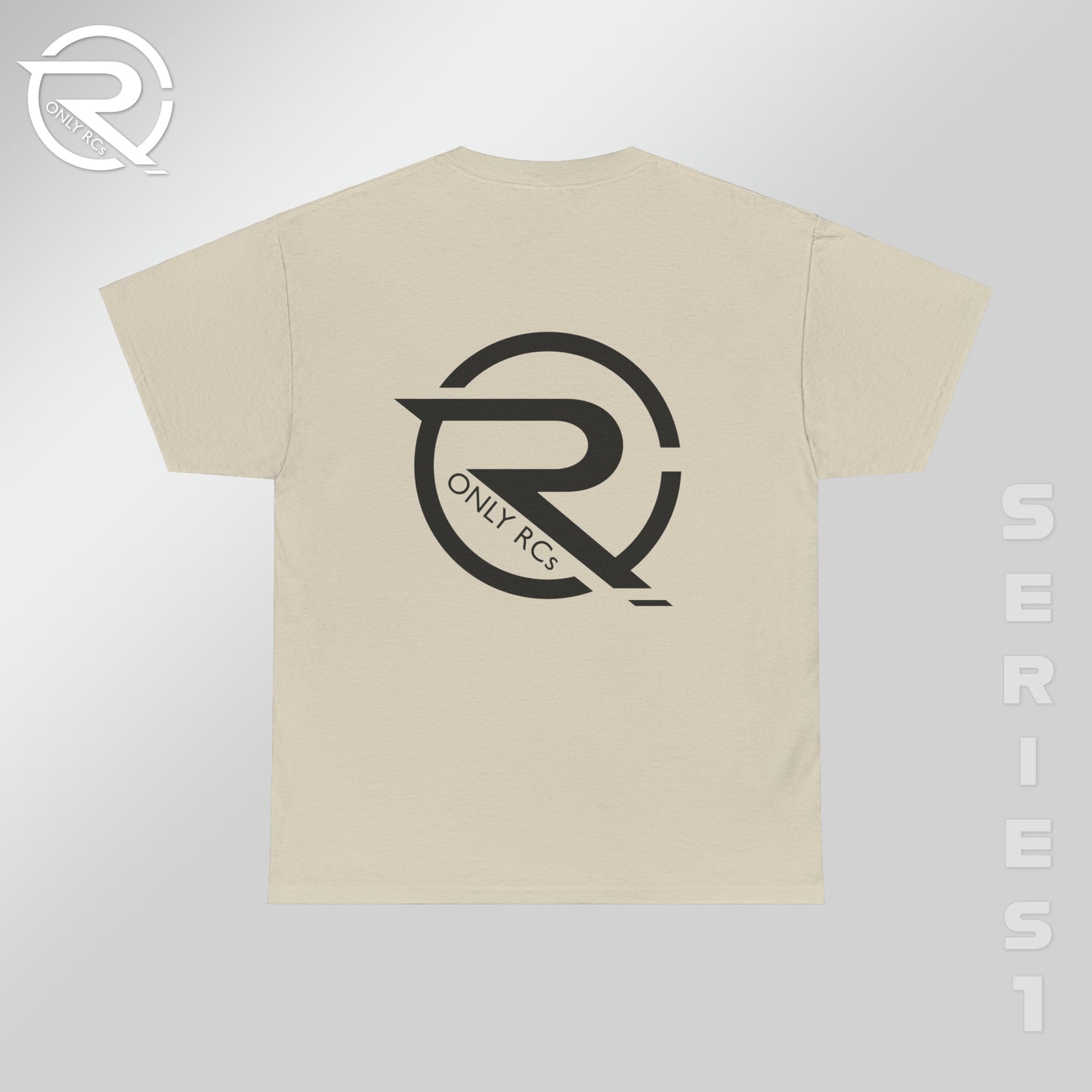 OnlyRCs - OnlyRCs Logo Front and Back Unisex Heavy Cotton Tee - Series 1