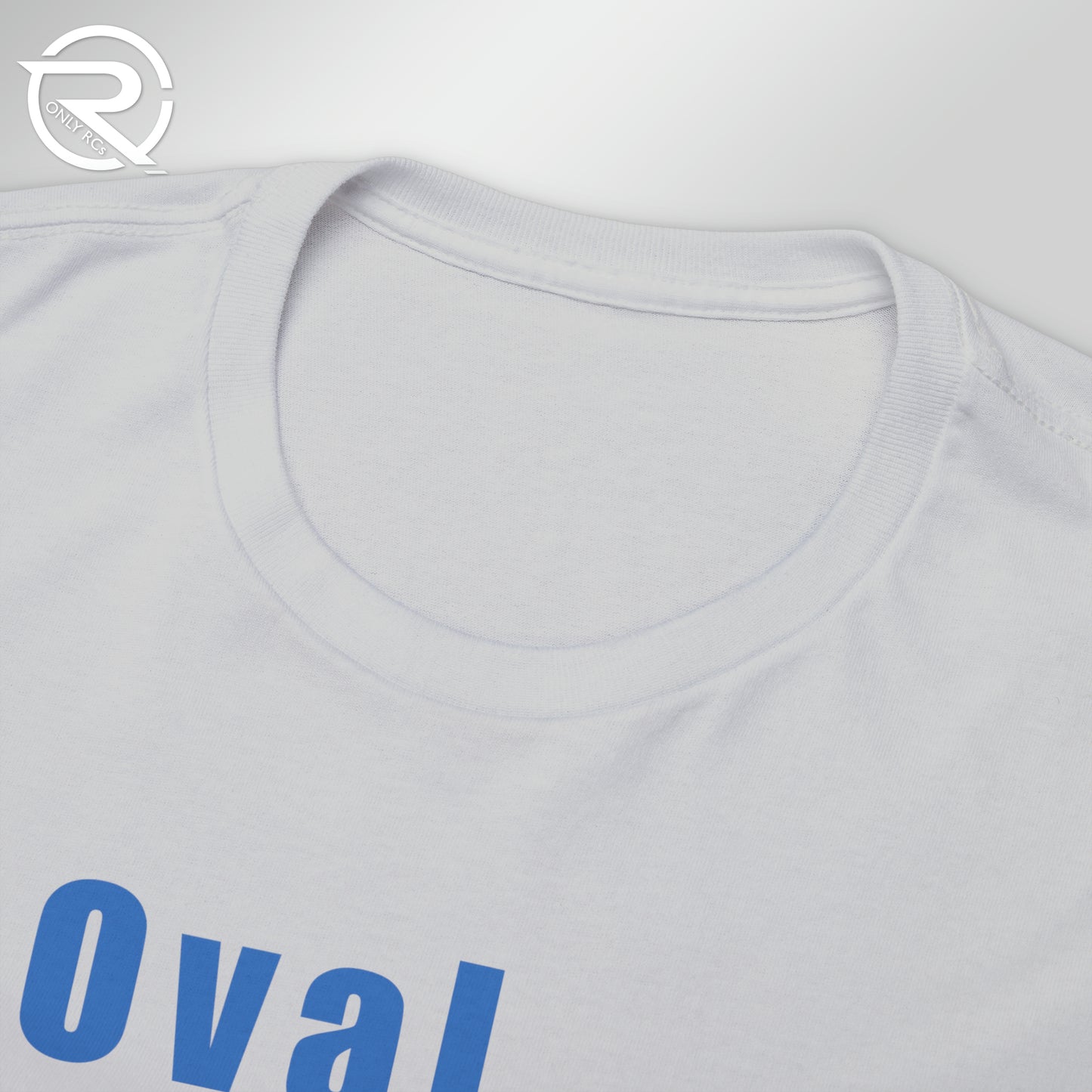 OnlyRCs - Oval Racing Addict Blue Heavy Cotton Tee - Series 1