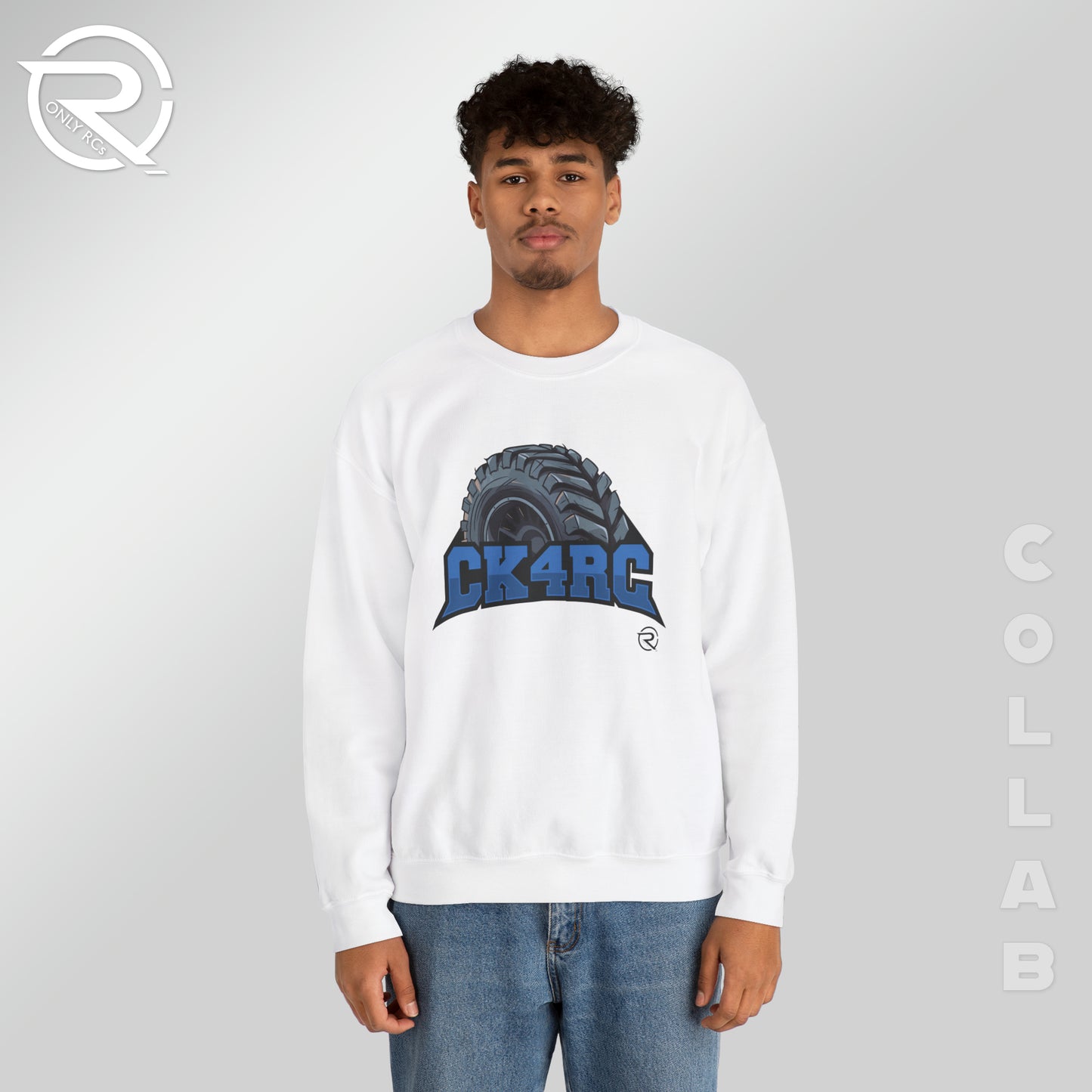 OnlyRCs - CK4RC Logo Unisex Heavy Blend™ Crewneck Sweatshirt - Collaboration