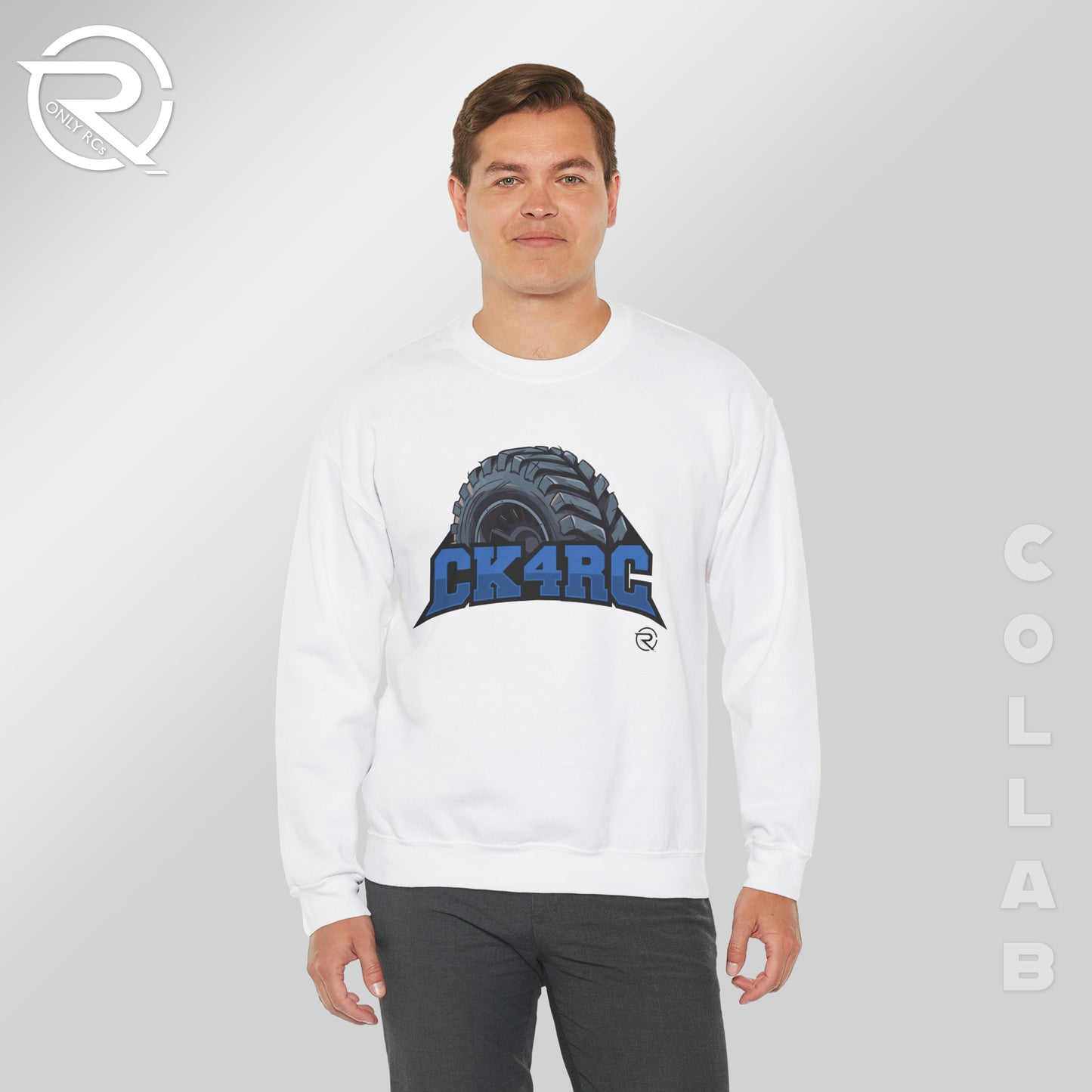 OnlyRCs - CK4RC Logo Unisex Heavy Blend™ Crewneck Sweatshirt - Collaboration