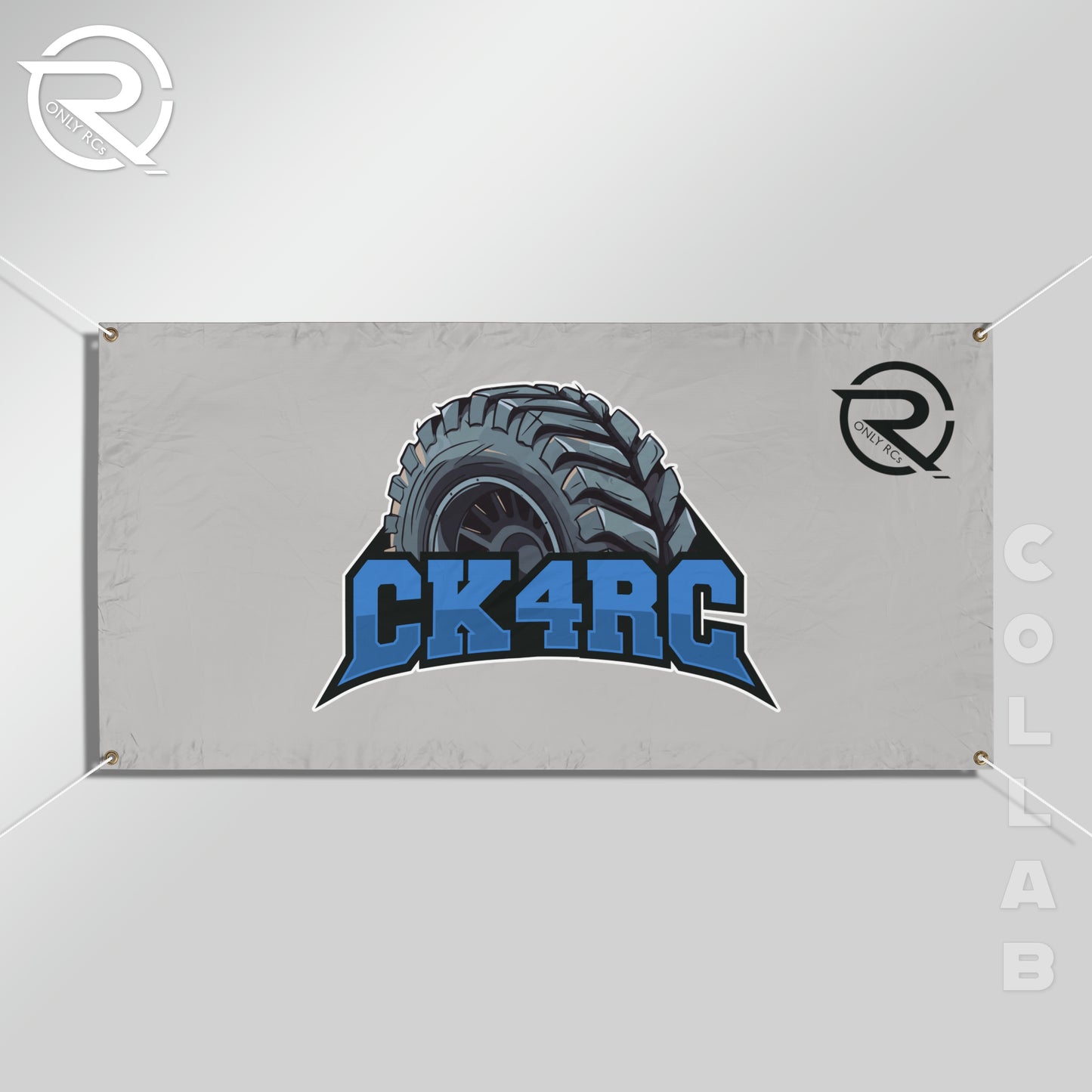 OnlyRCs - CKfourRC Vinyl Banner - Collaboration