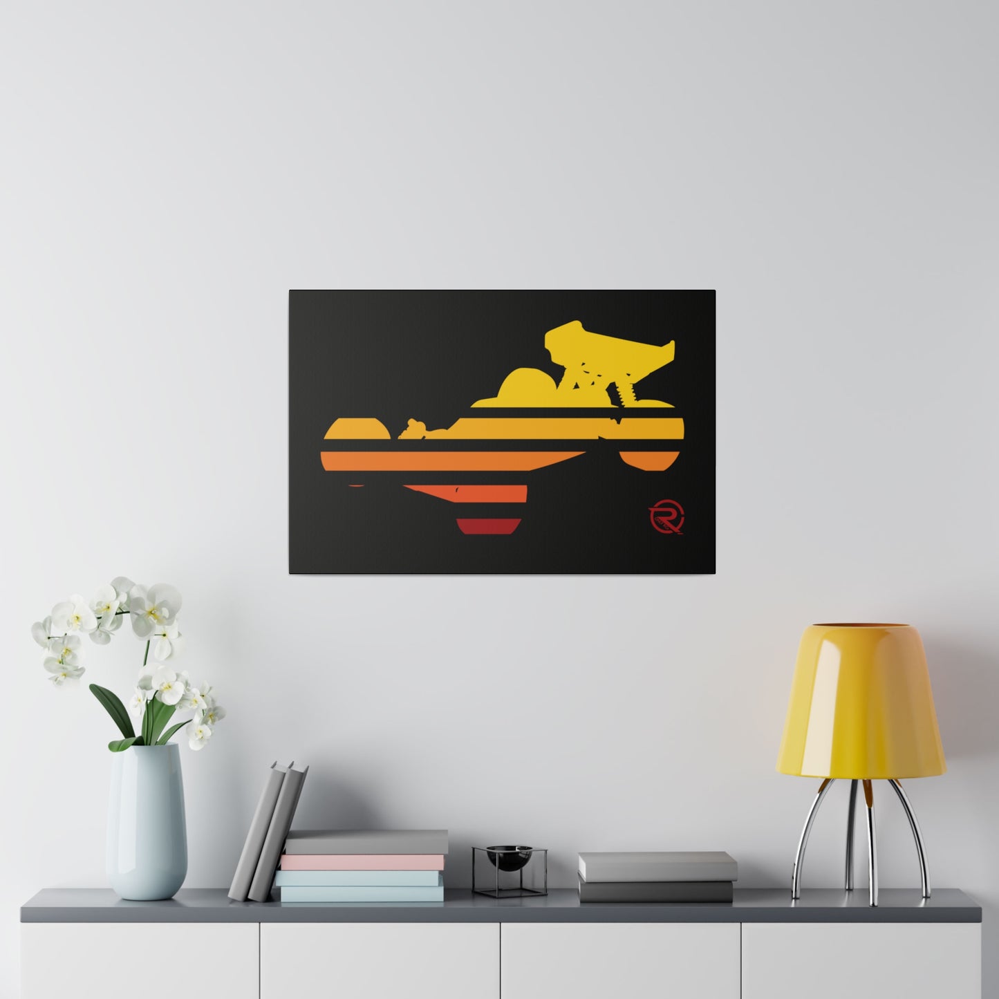 OnlyRCs - Sunset Fade Buggy on Matte Canvas, Stretched, 0.75" - Series 1