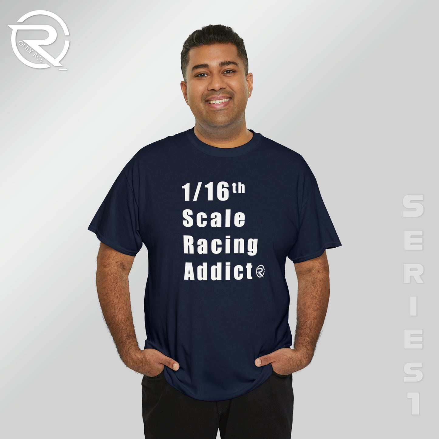 OnlyRCs - 1/16th Scale Racing Addict Heavy Cotton Tee - Series 1