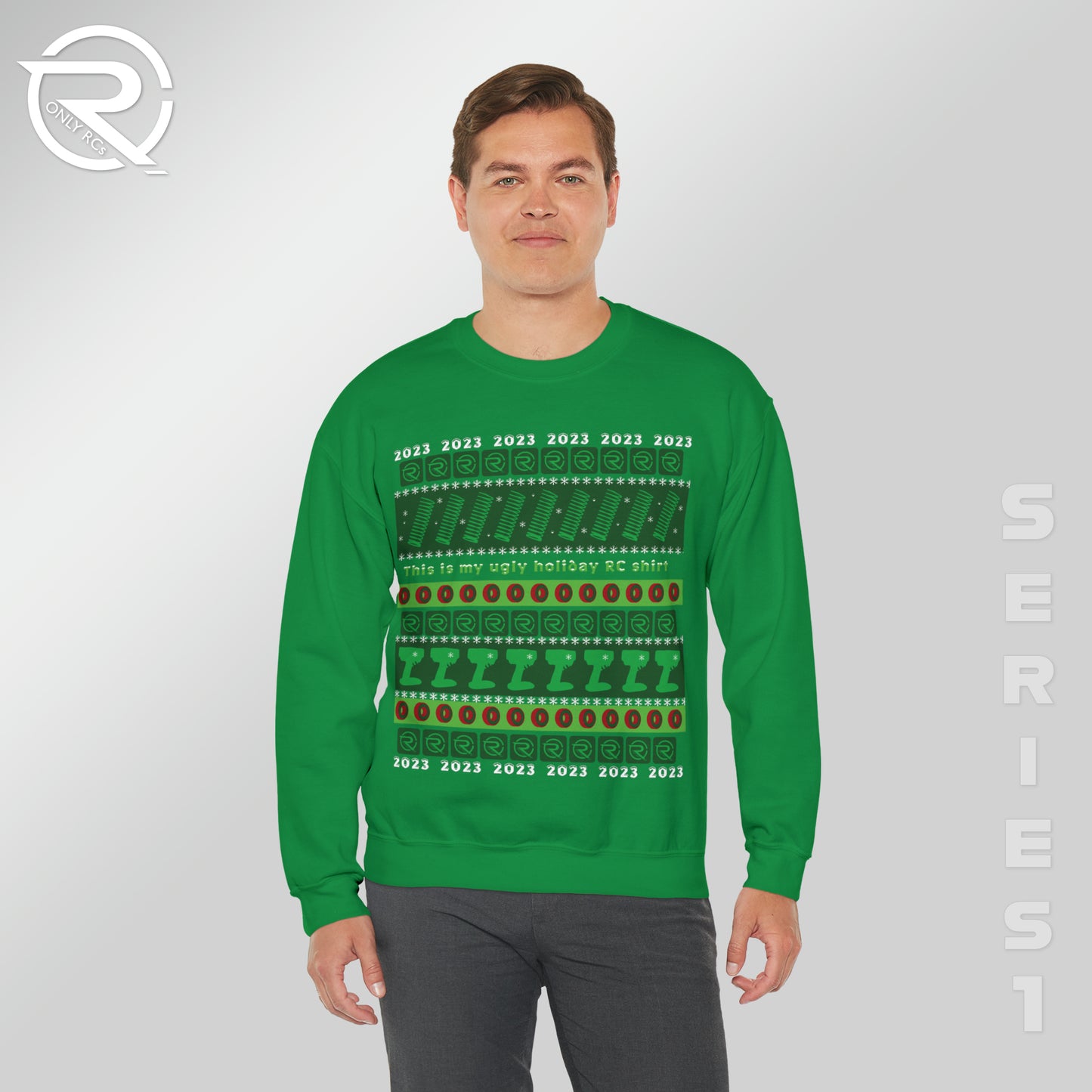 OnlyRCs - 2023 Ugly Holiday RC Unisex Heavy Blend™ Crewneck Sweatshirt - Series 1
