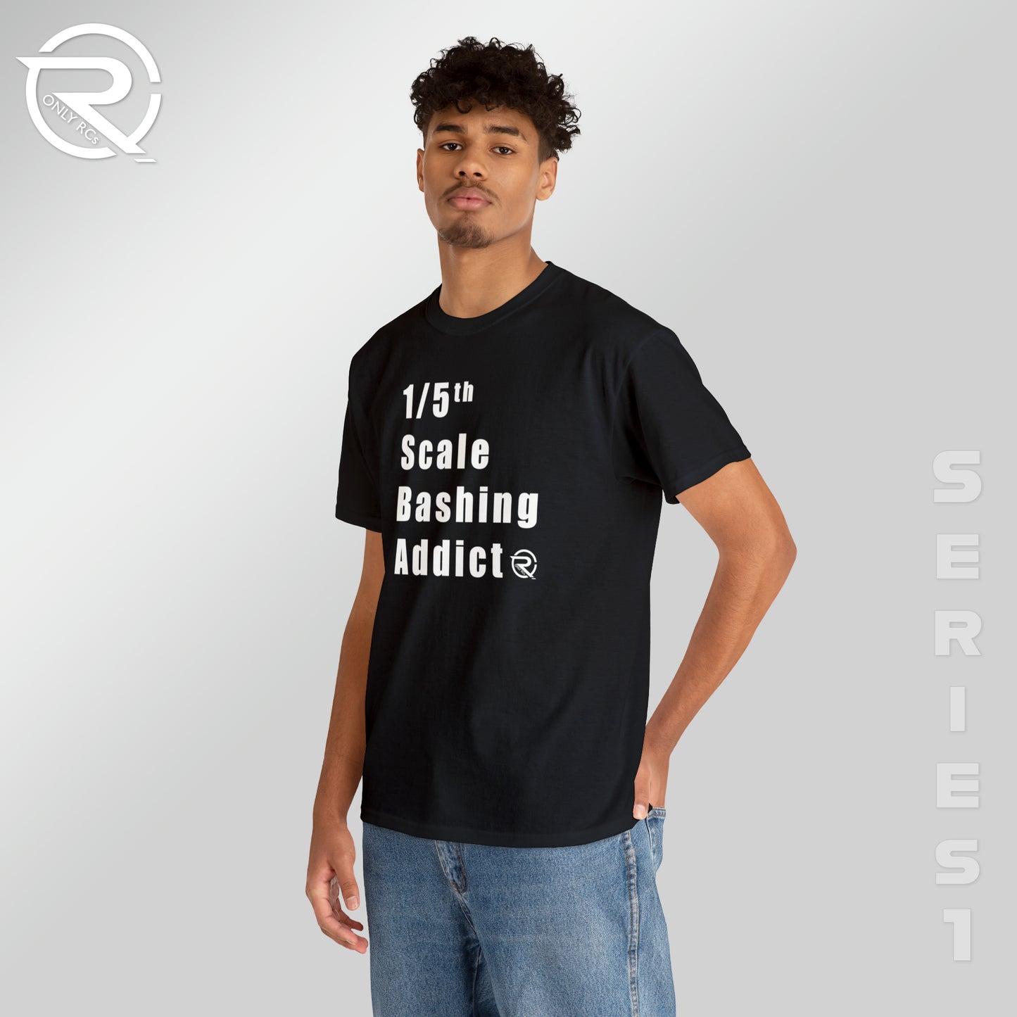 OnlyRCs - 1/5th Scale Bashing Addict Heavy Cotton Tee - Series 1