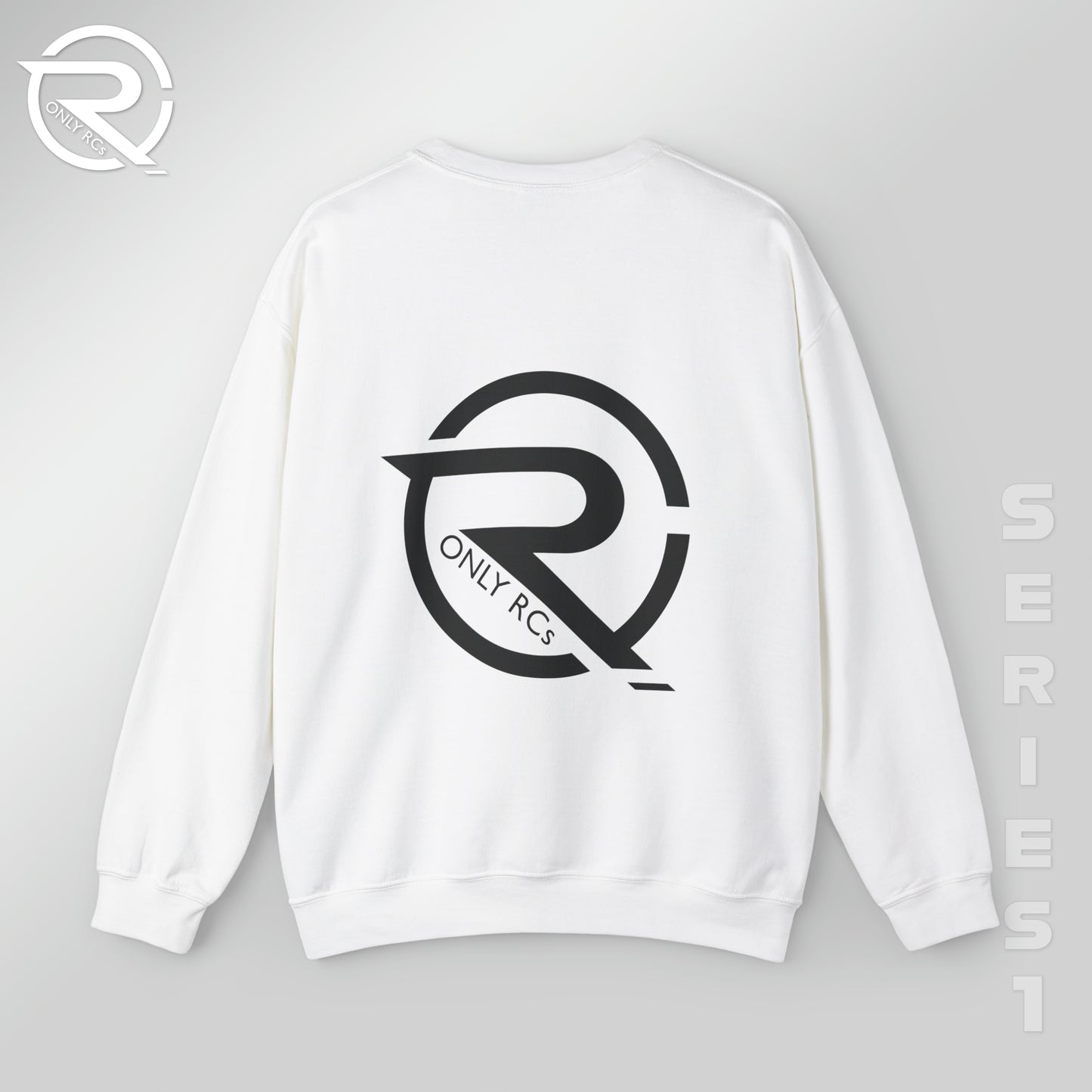 OnlyRCs - OnlyRCs Logo Front and Back Unisex Heavy Blend™ Crewneck Sweatshirt - Series 1