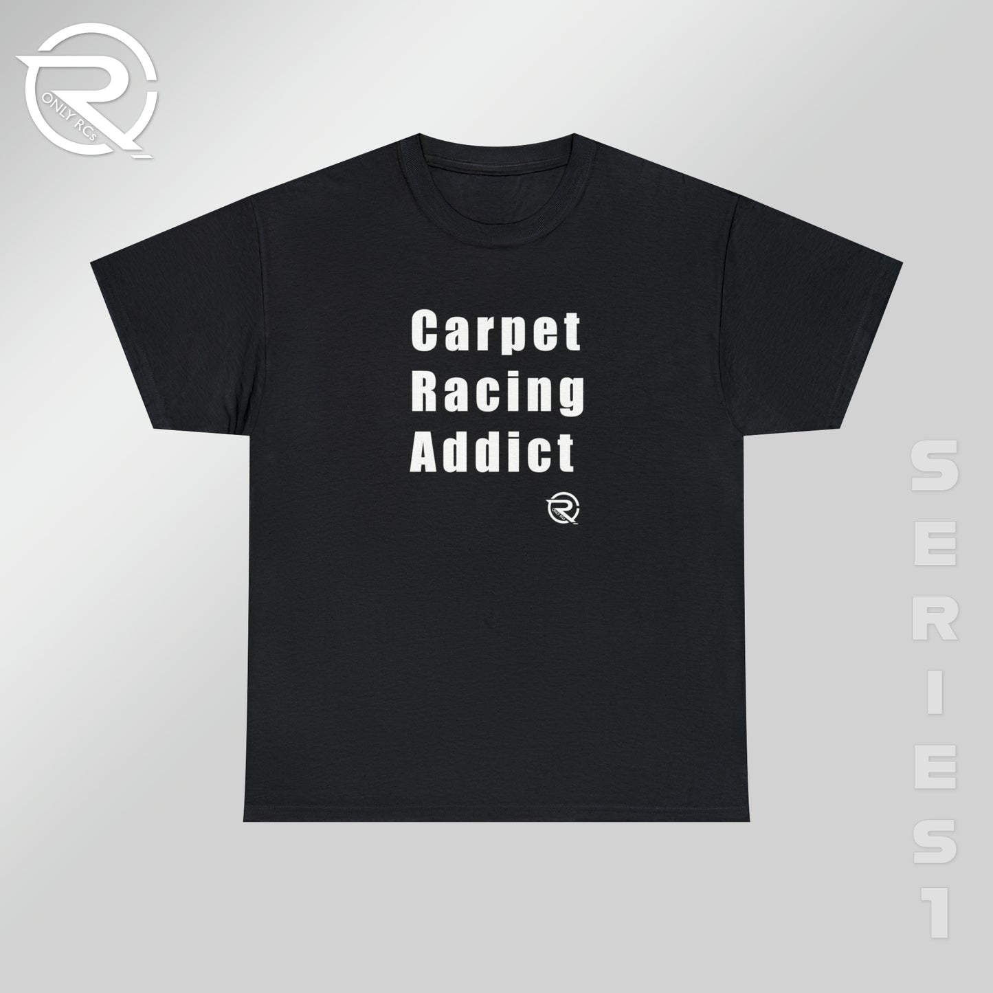 OnlyRCs - Carpet Racing Addict Heavy Cotton Tee - Series 1