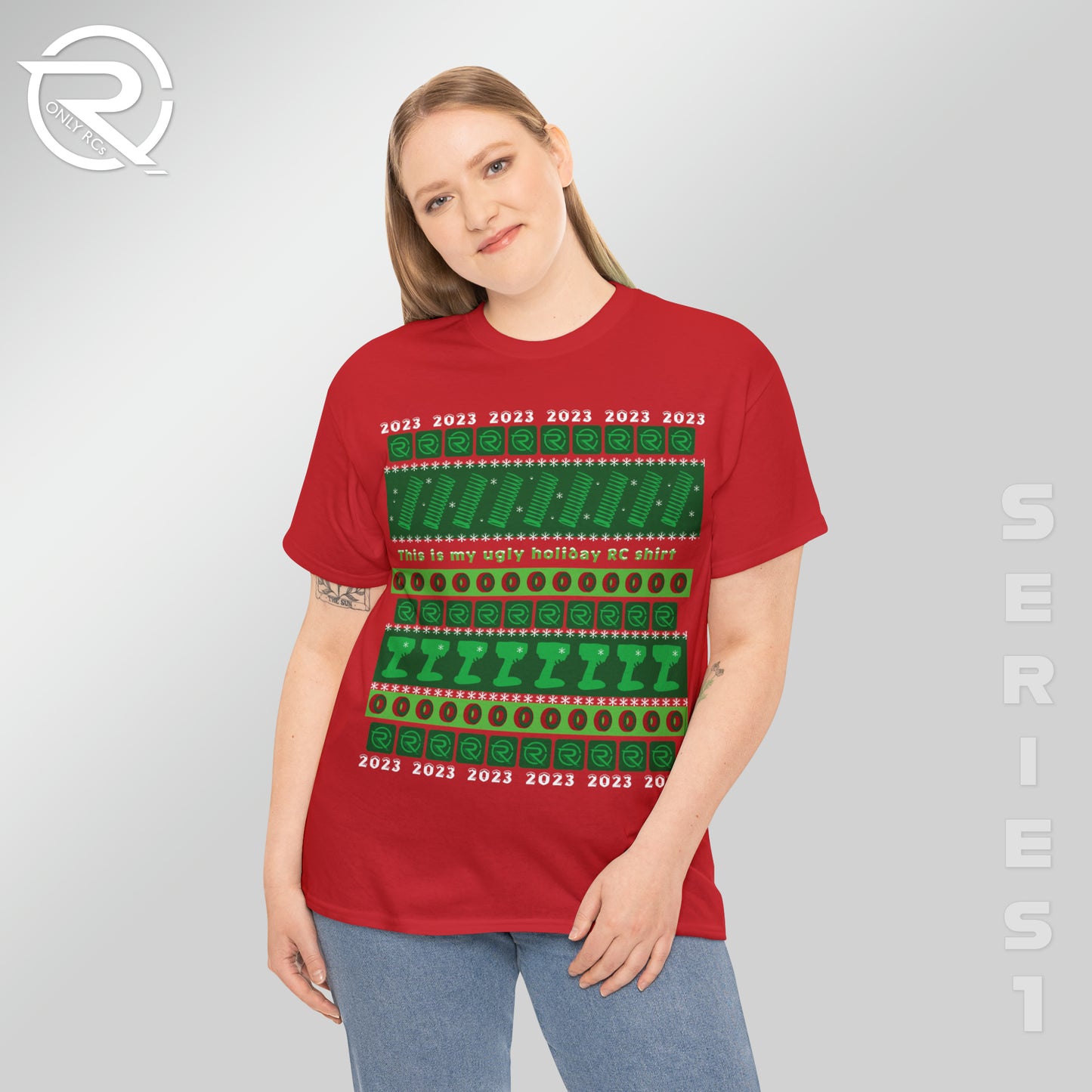 OnlyRCs - 2023 Ugly Holiday RC Unisex Heavy Cotton Tee - Series 1
