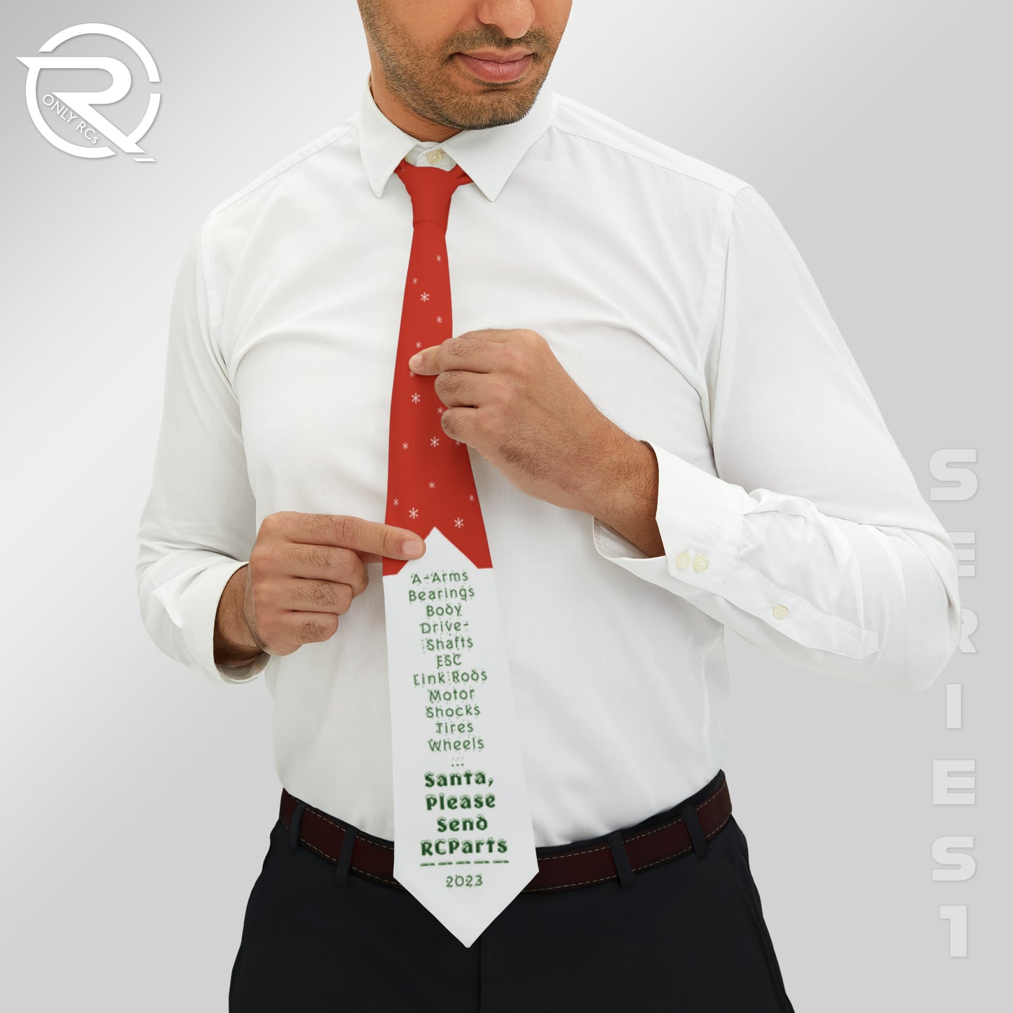 OnlyRCs - Santa RC Wish List Neck Tie - Series 1