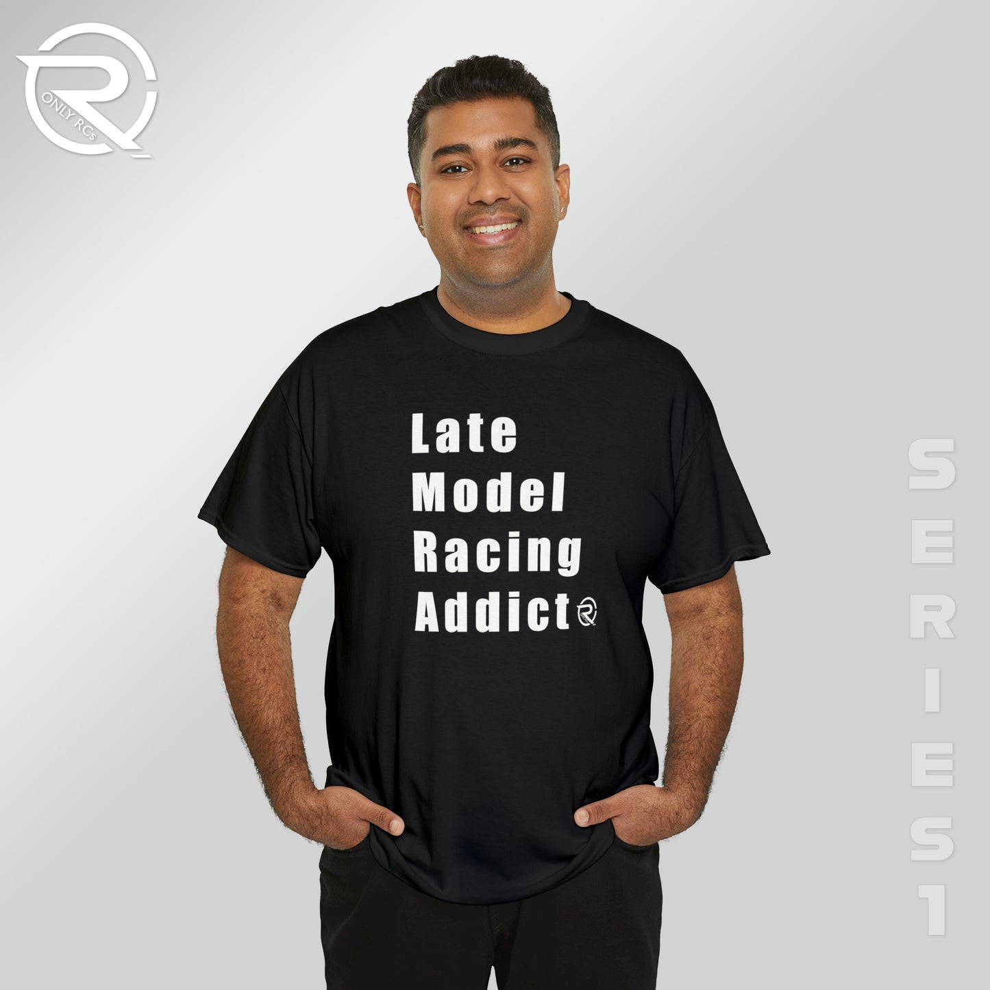 OnlyRCs - Late Model Racing Addict Heavy Cotton Tee - Series 1