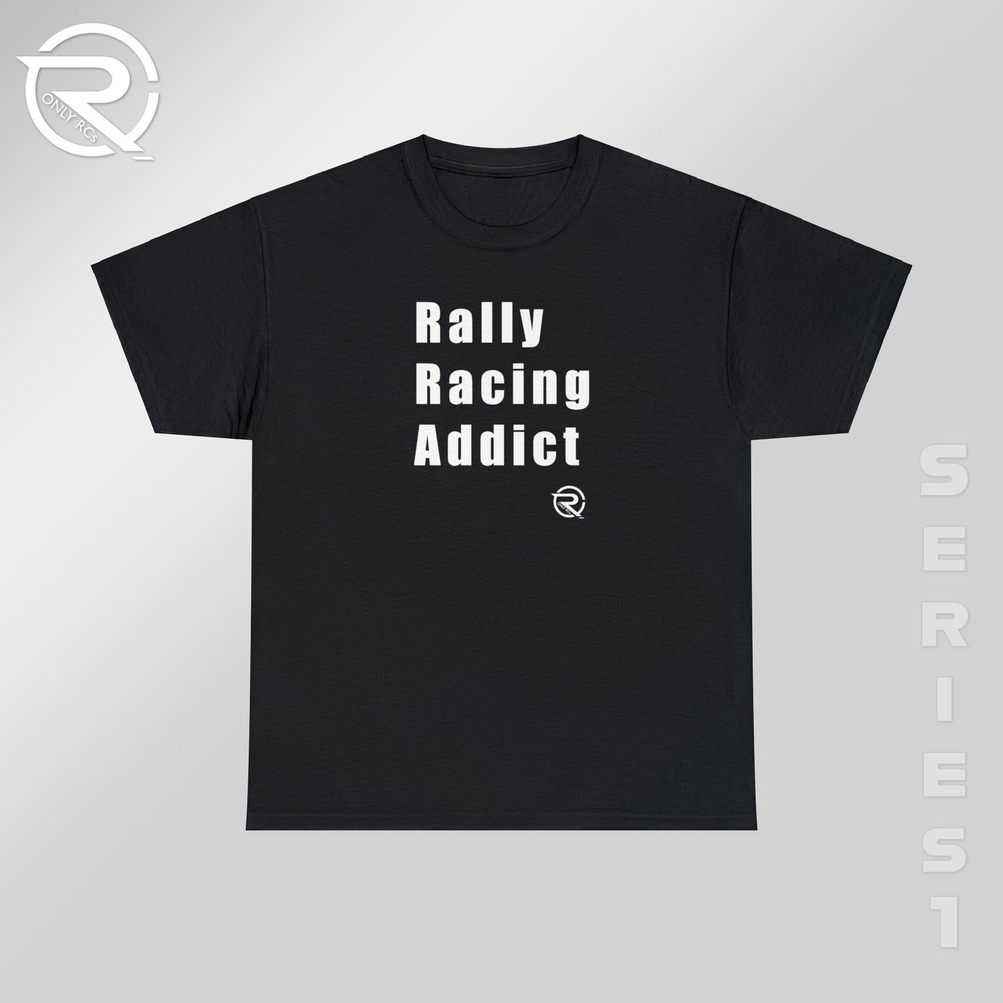 OnlyRCs - Rally Racing Addict Heavy Cotton Tee - Series 1