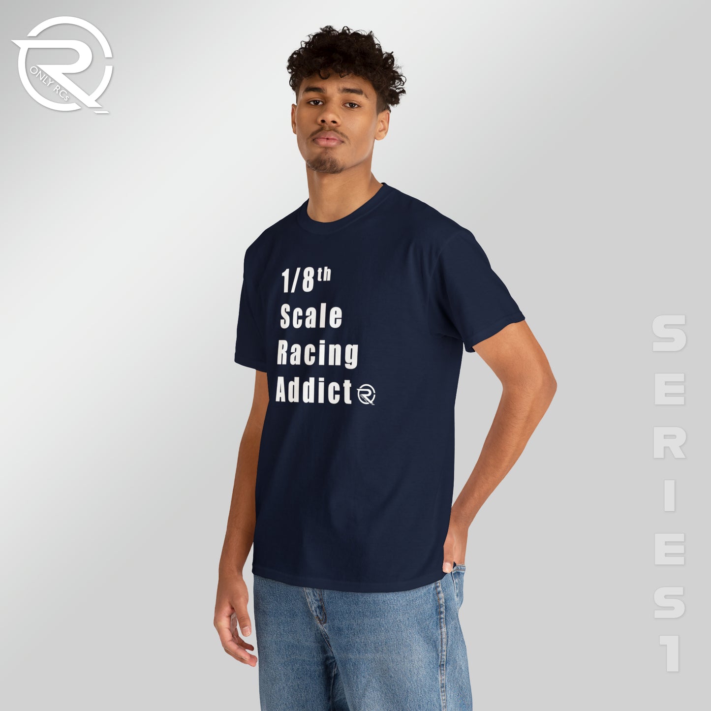 OnlyRCs - 1/8th Scale Racing Addict Heavy Cotton Tee - Series 1