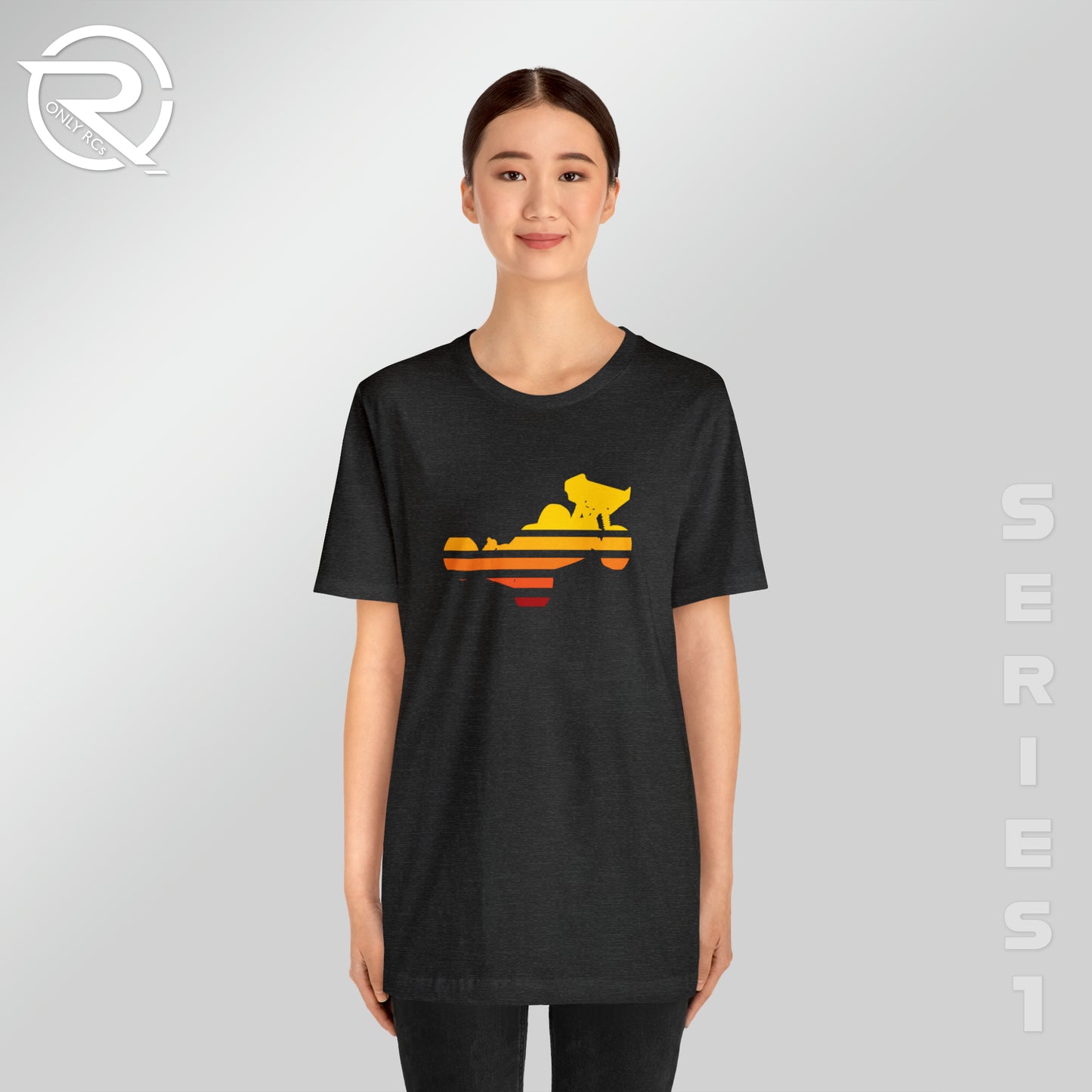 OnlyRCs - Buggy Sunset Fade Unisex Jersey Short Sleeve Tee - Series 1