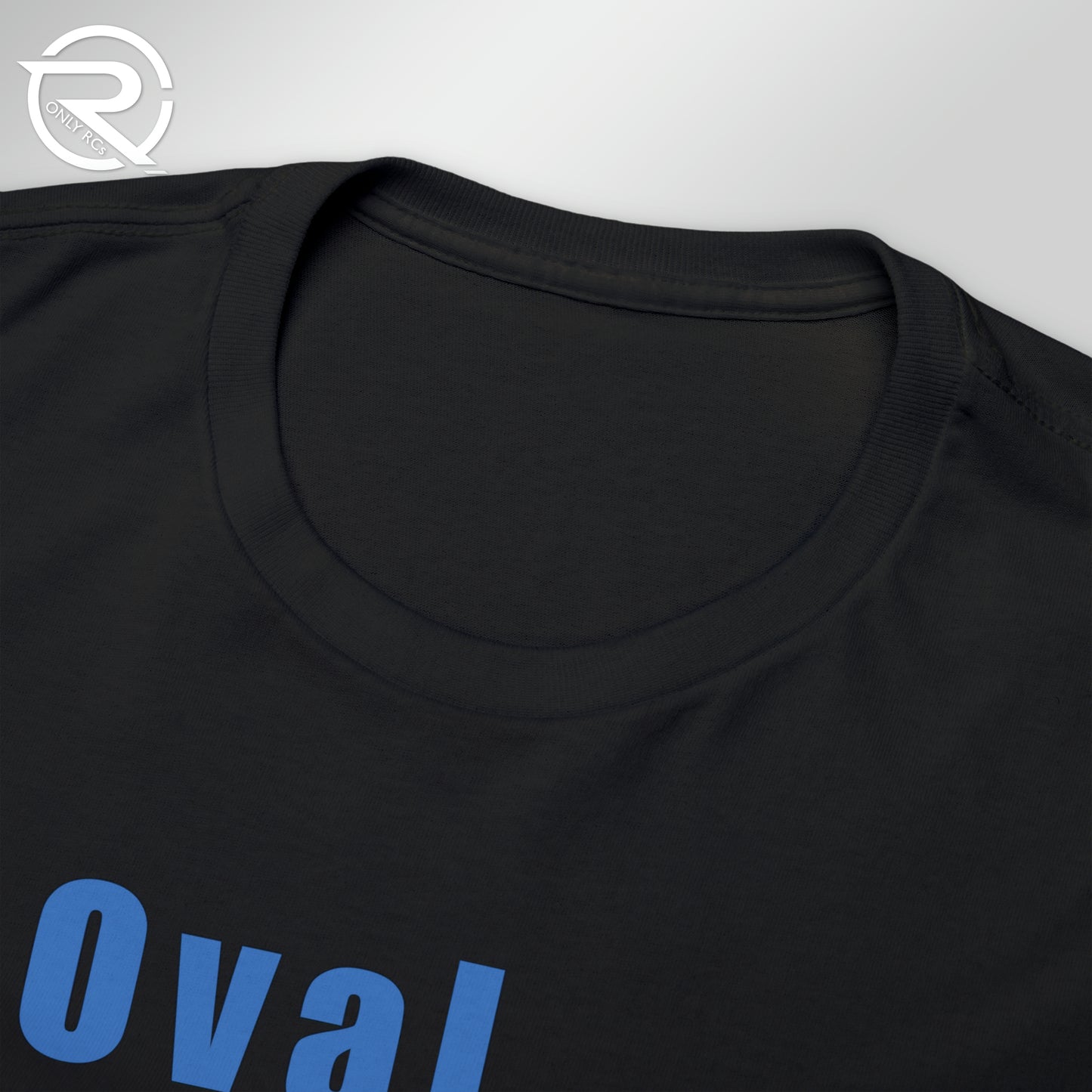 OnlyRCs - Oval Racing Addict Blue Heavy Cotton Tee - Series 1