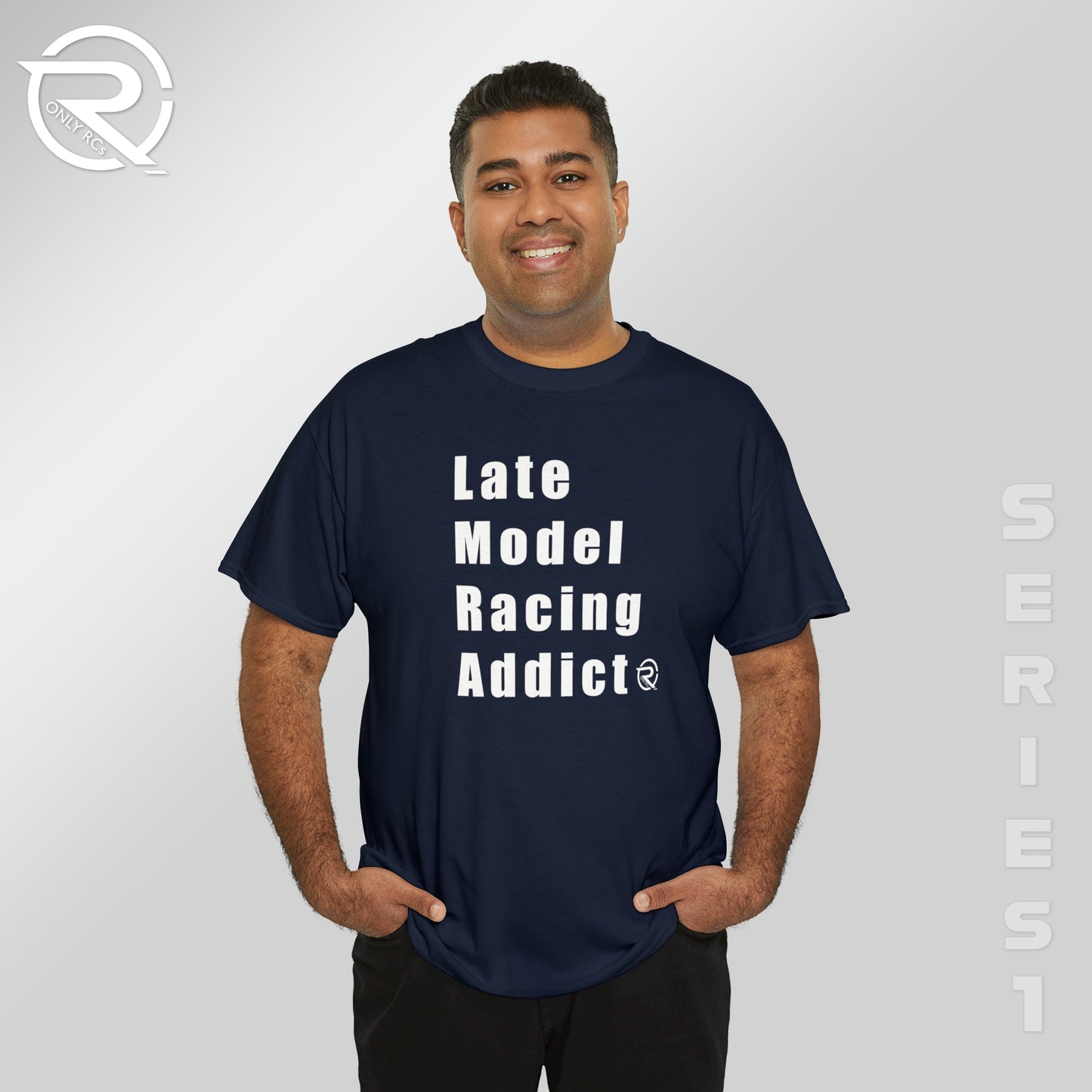 OnlyRCs - Late Model Racing Addict Heavy Cotton Tee - Series 1