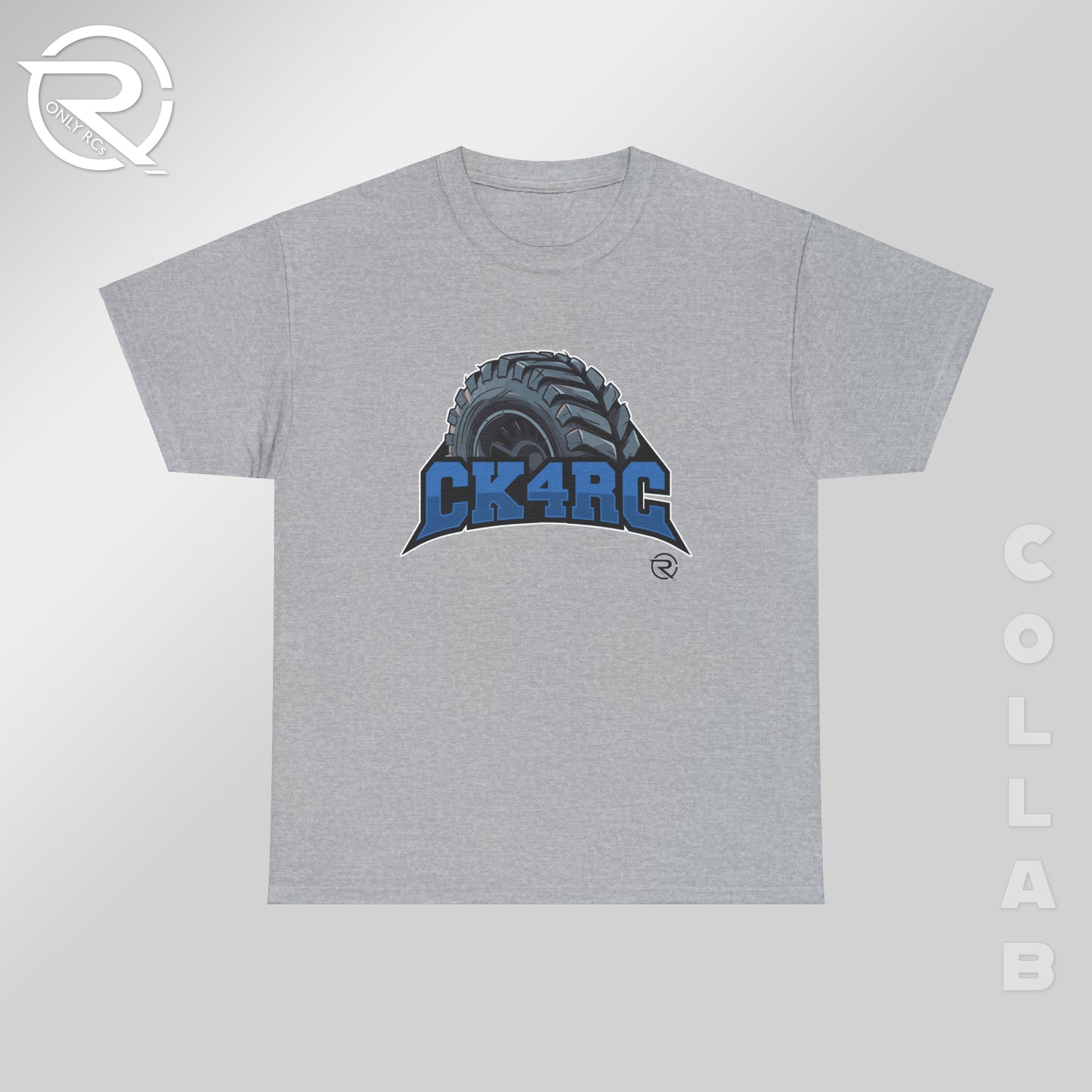 OnlyRCs - CK4RC Logo Heavy Cotton Tee - Collaboration