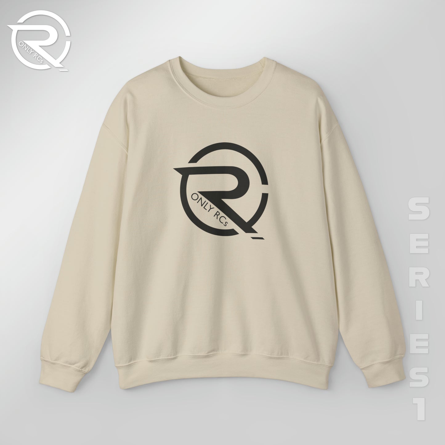 OnlyRCs - OnlyRCs Logo Front and Back Unisex Heavy Blend™ Crewneck Sweatshirt - Series 1