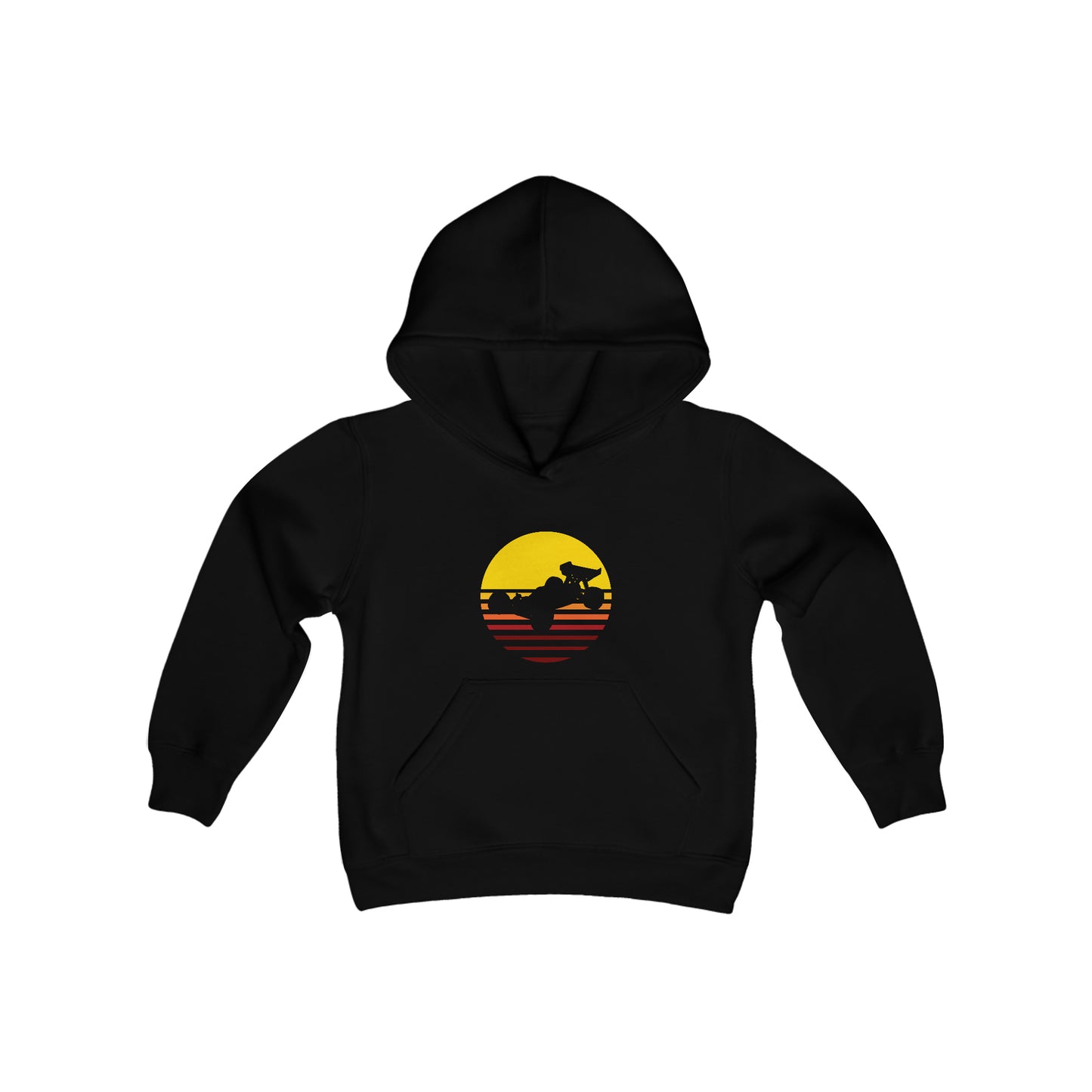 OnlyRCs - Youth Sunset Fade Buggy Heavy Blend Hooded Sweatshirt - Series 1