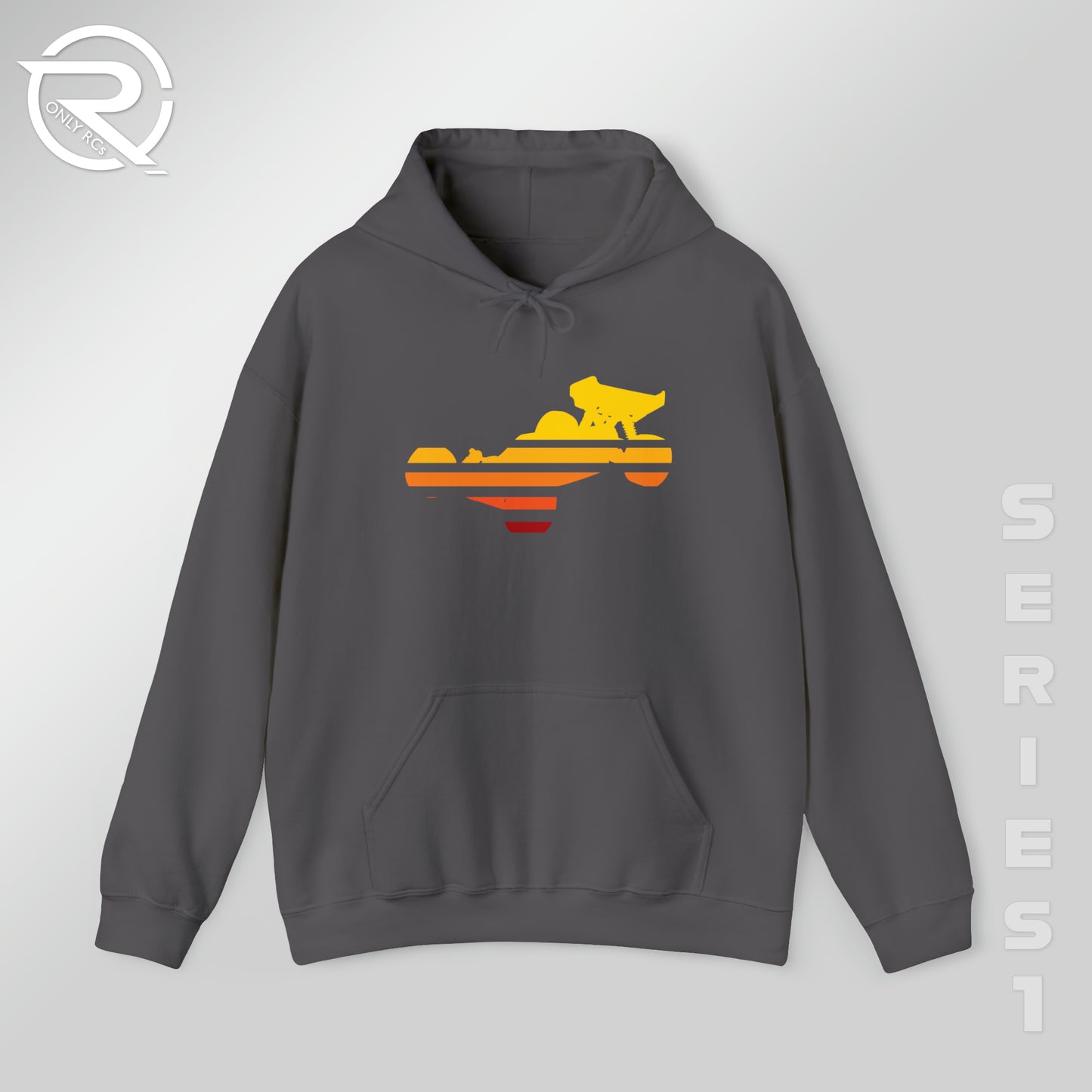 OnlyRCs - Sunset Fade Buggy Unisex Heavy Blend™ Hooded Sweatshirt - Series 1