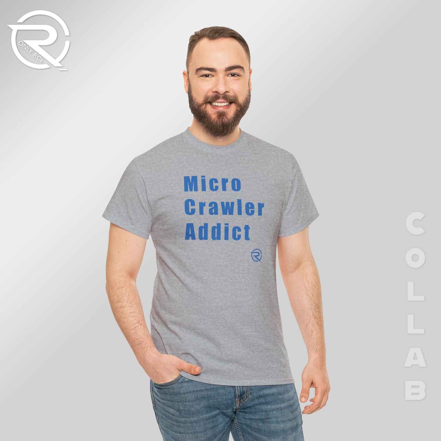 OnlyRCs - CK4RC Micro Crawler Addict Heavy Cotton Tee - Collaboration