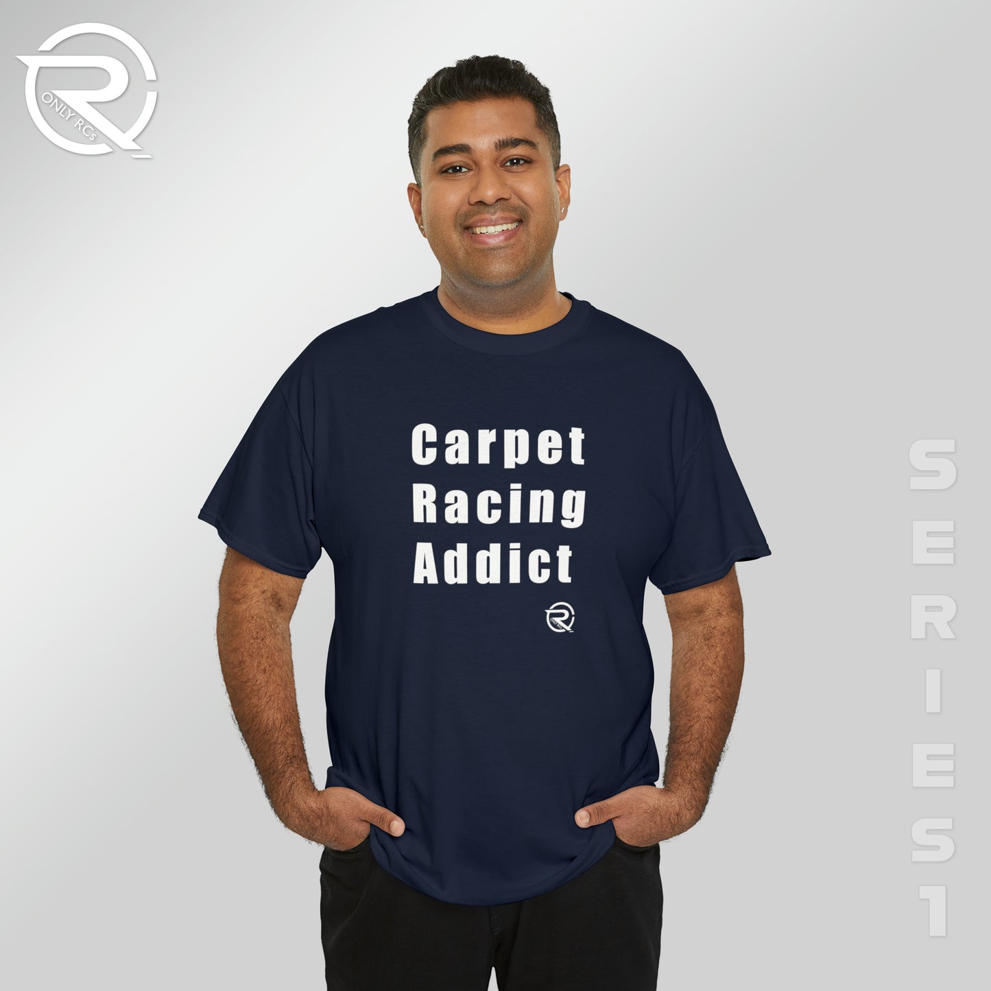 OnlyRCs - Carpet Racing Addict Heavy Cotton Tee - Series 1