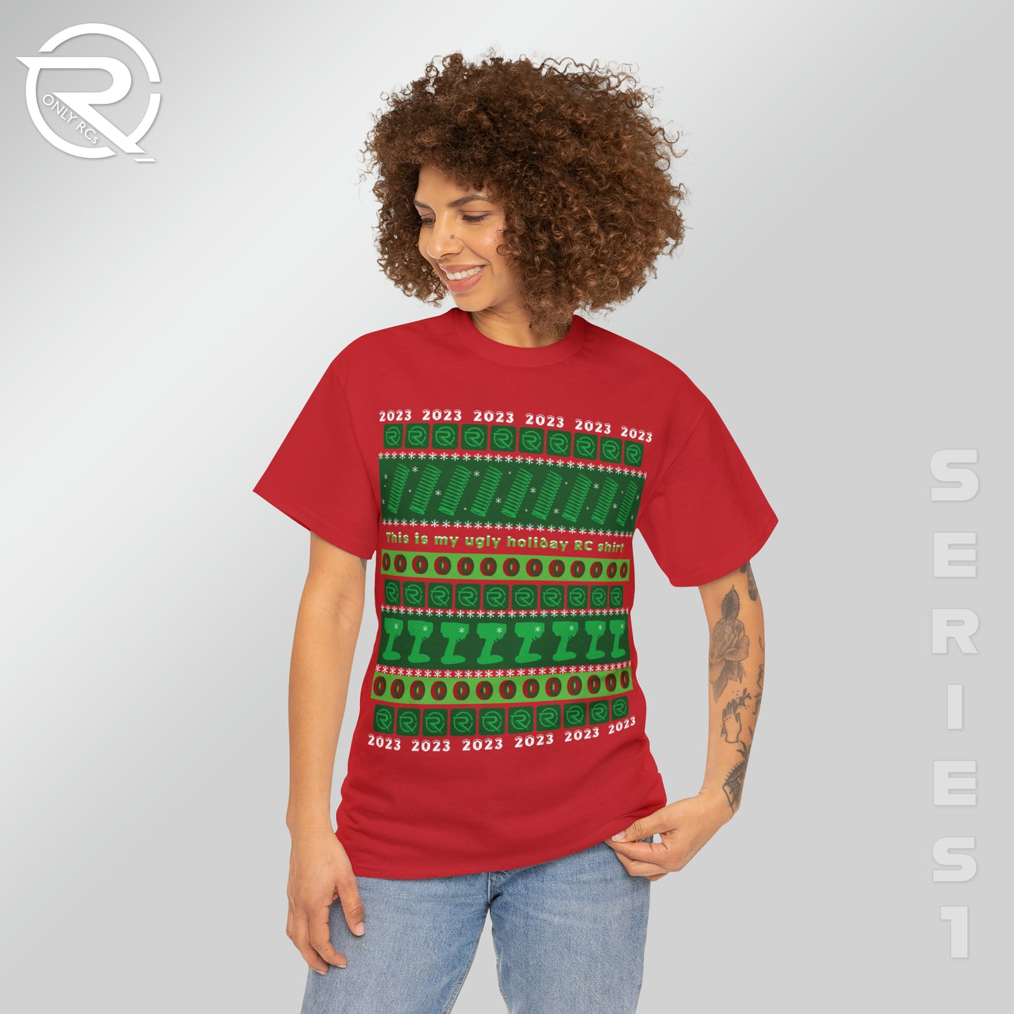 OnlyRCs - 2023 Ugly Holiday RC Unisex Heavy Cotton Tee - Series 1