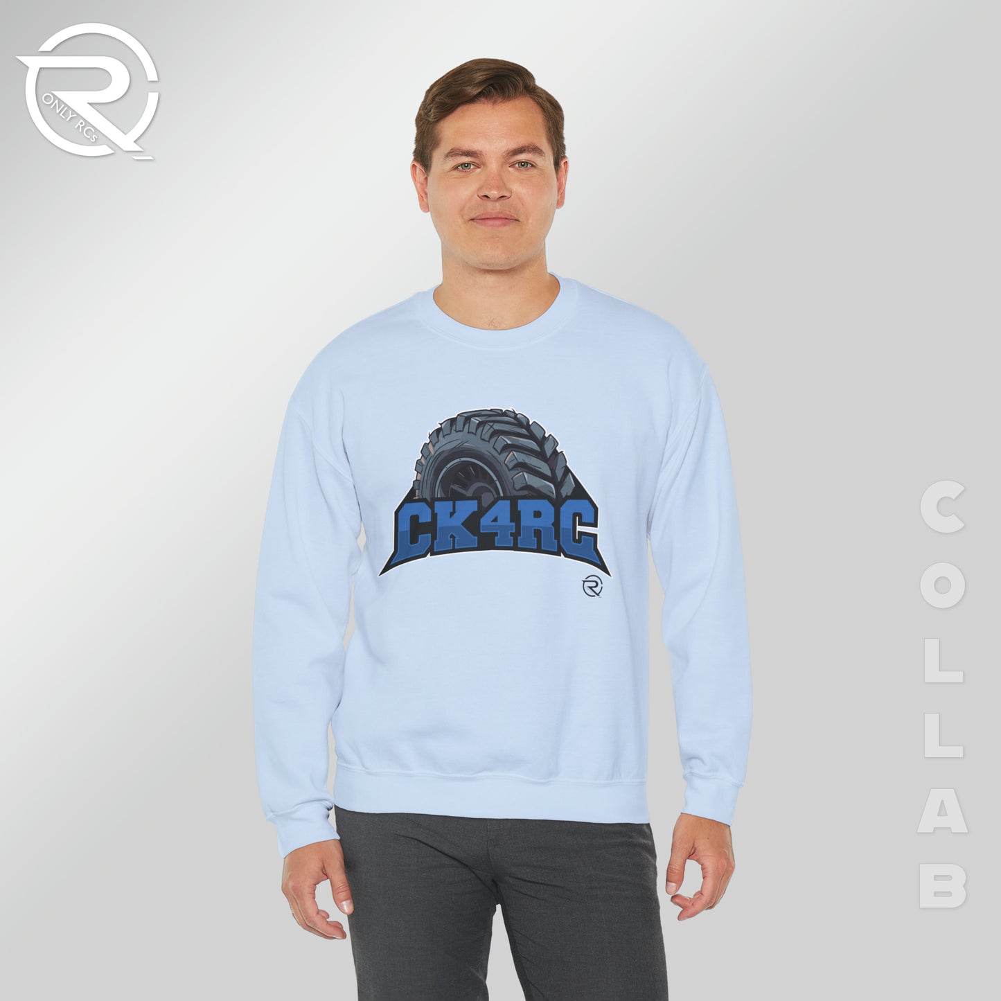 OnlyRCs - CK4RC Logo Unisex Heavy Blend™ Crewneck Sweatshirt - Collaboration