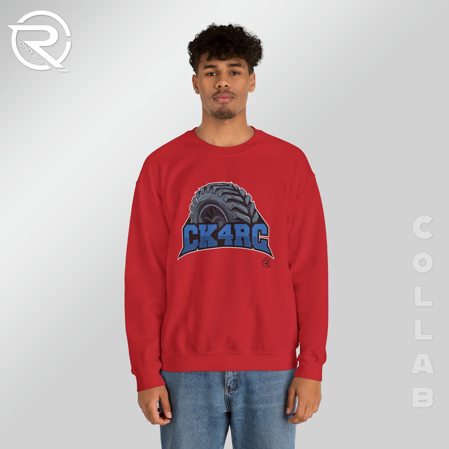 OnlyRCs - CK4RC Logo Unisex Heavy Blend™ Crewneck Sweatshirt - Collaboration