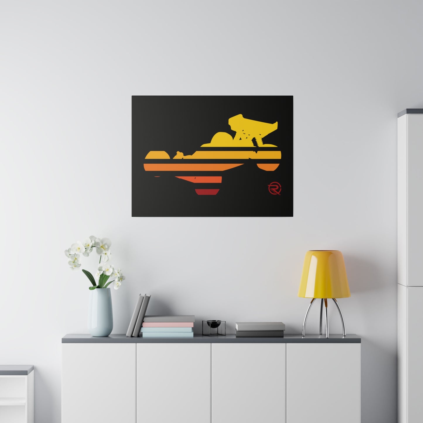 OnlyRCs - Sunset Fade Buggy on Matte Canvas, Stretched, 0.75" - Series 1