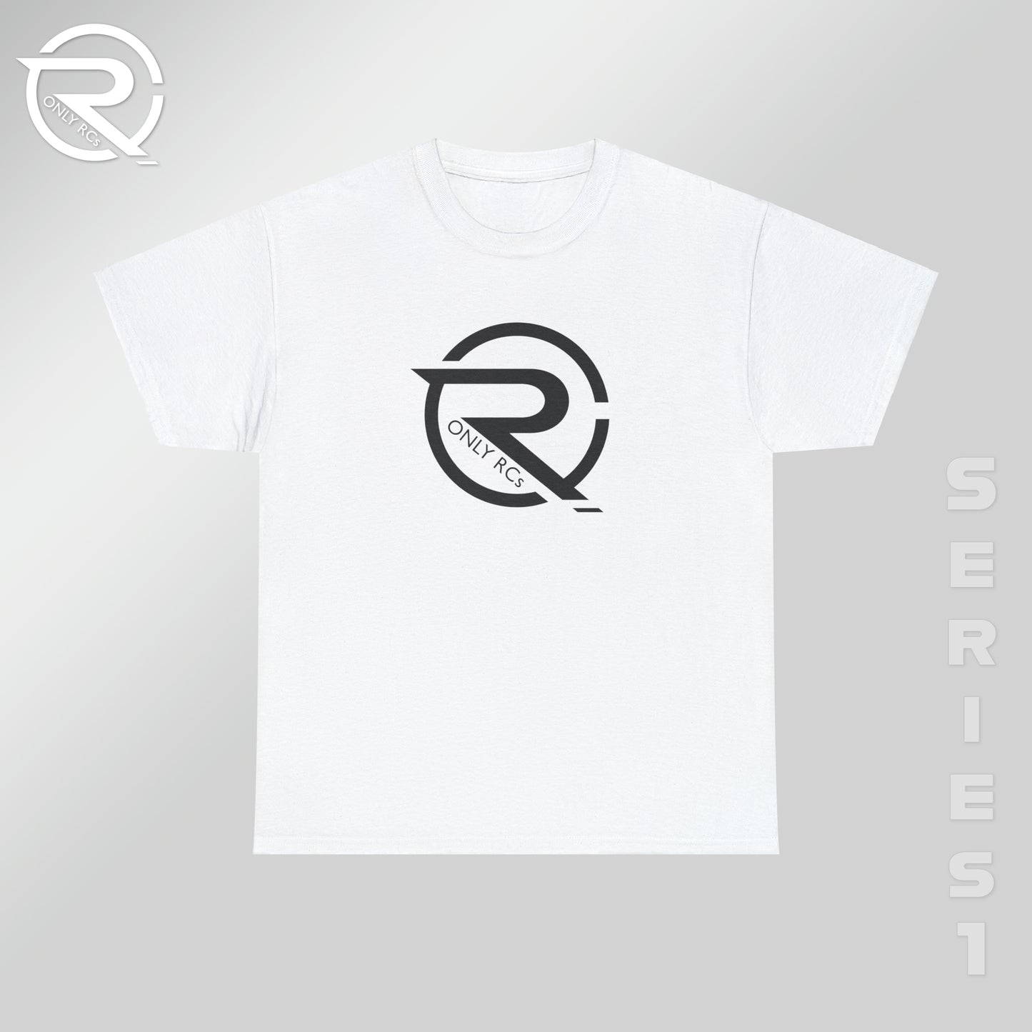 OnlyRCs - OnlyRCs Logo Front and Back Unisex Heavy Cotton Tee - Series 1