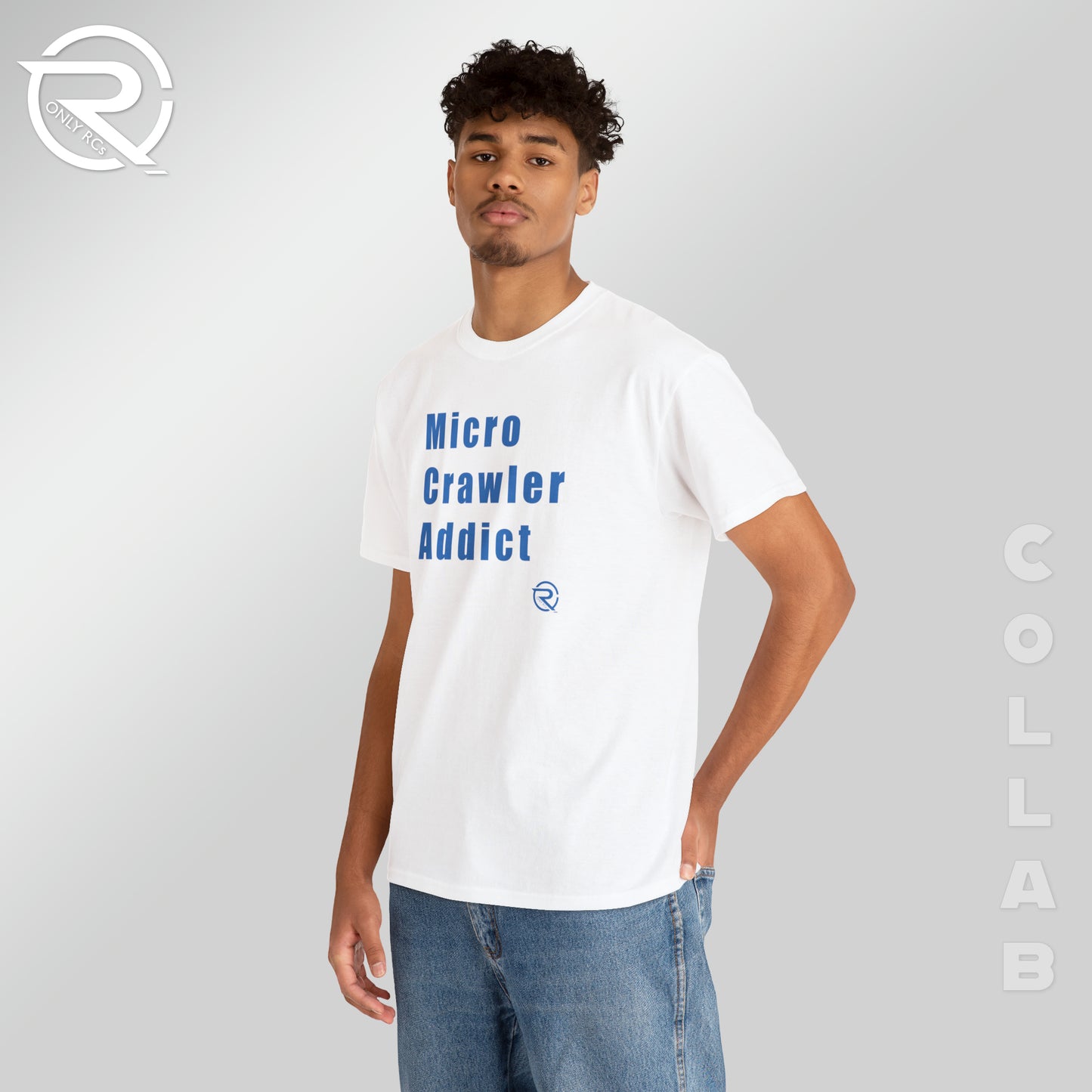 OnlyRCs - CK4RC Micro Crawler Addict Heavy Cotton Tee - Collaboration