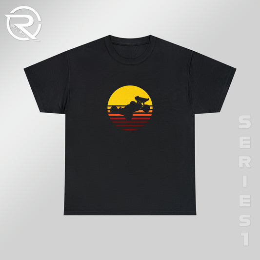 OnlyRCs - Sunset Fade Buggy Silhouette Unisex Heavy Cotton Tee - Series 1