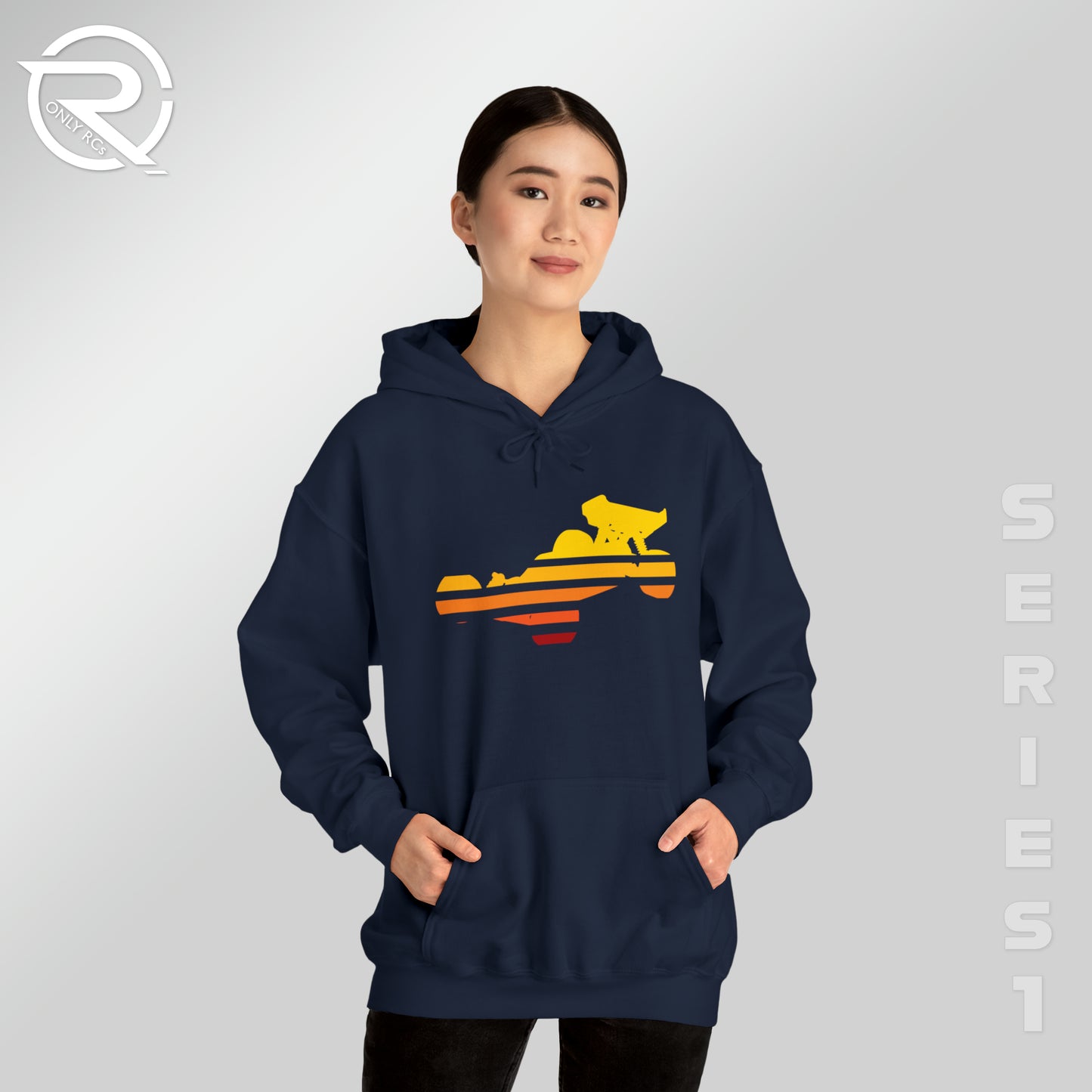 OnlyRCs - Sunset Fade Buggy Unisex Heavy Blend™ Hooded Sweatshirt - Series 1