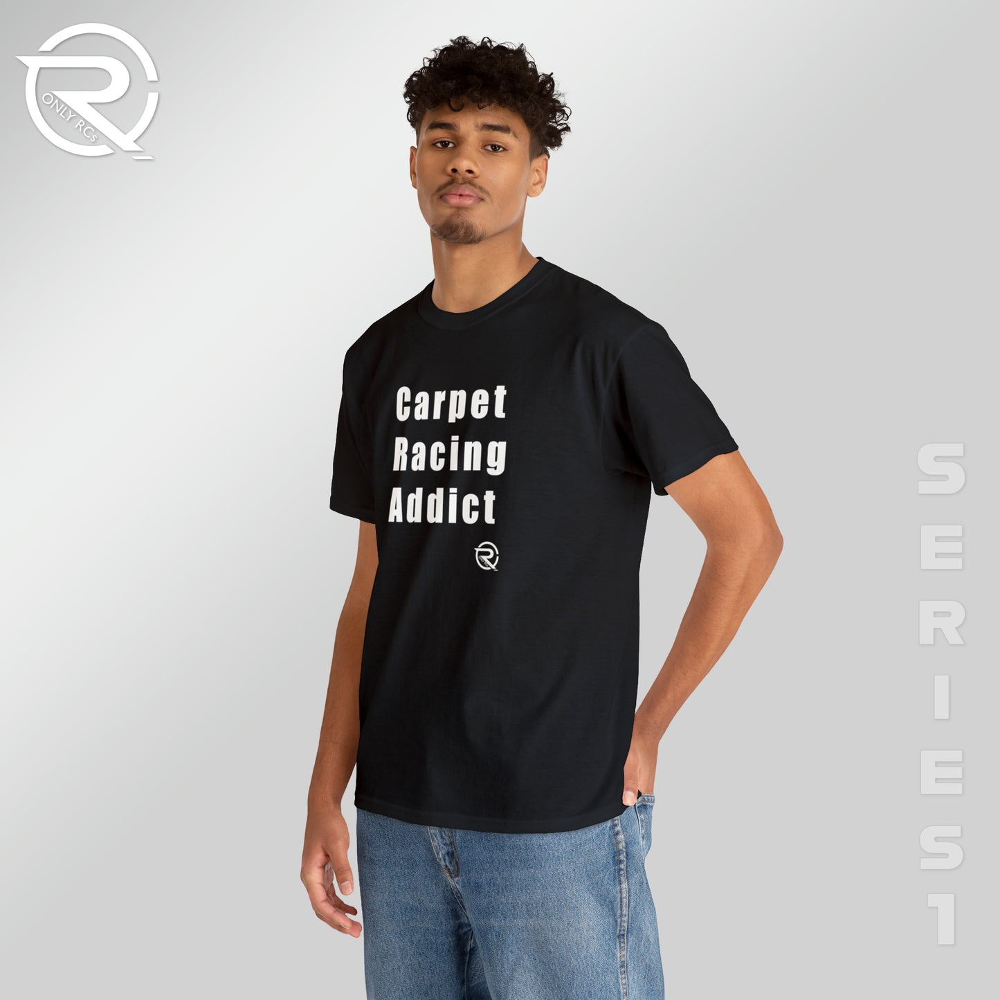 OnlyRCs - Carpet Racing Addict Heavy Cotton Tee - Series 1