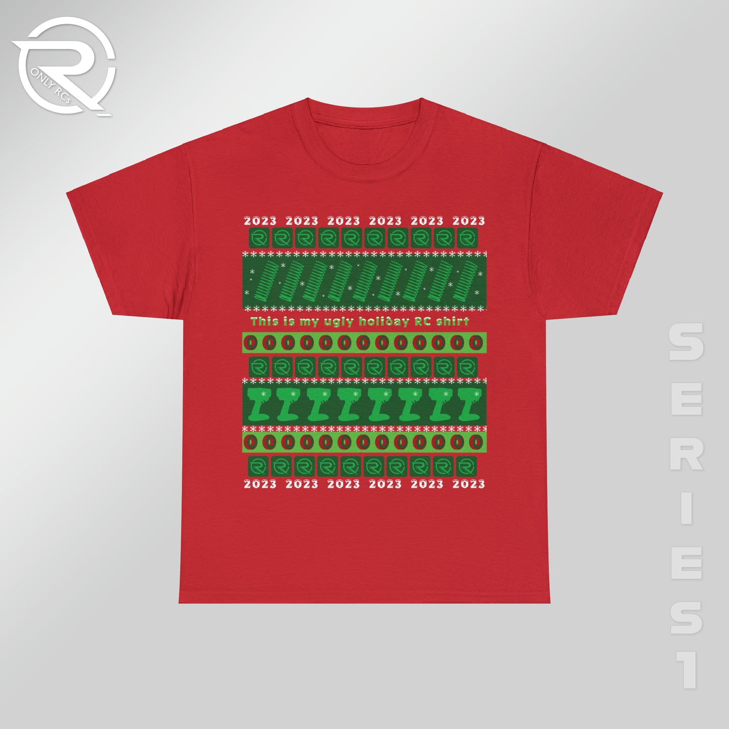 OnlyRCs - 2023 Ugly Holiday RC Unisex Heavy Cotton Tee - Series 1