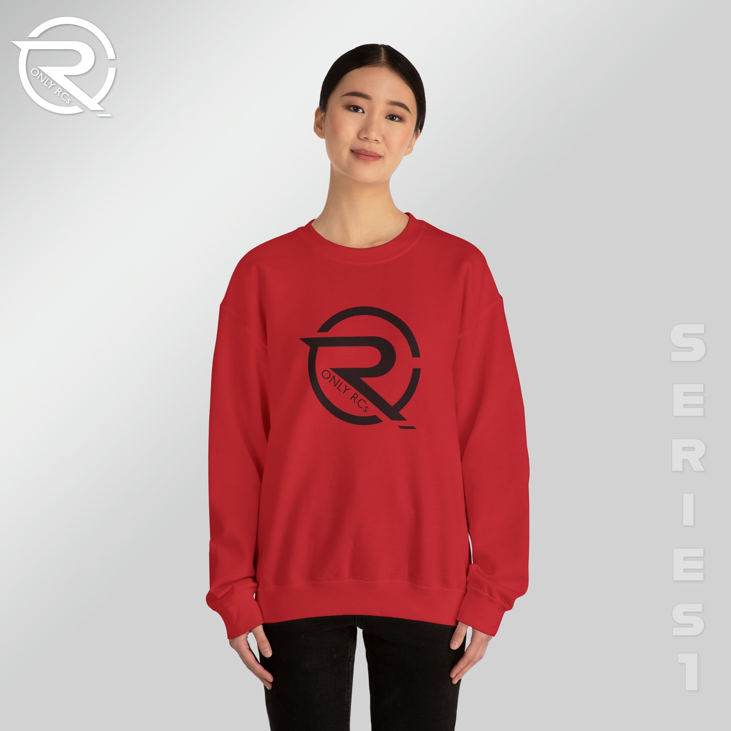 OnlyRCs - OnlyRCs Logo Front and Back Unisex Heavy Blend™ Crewneck Sweatshirt - Series 1