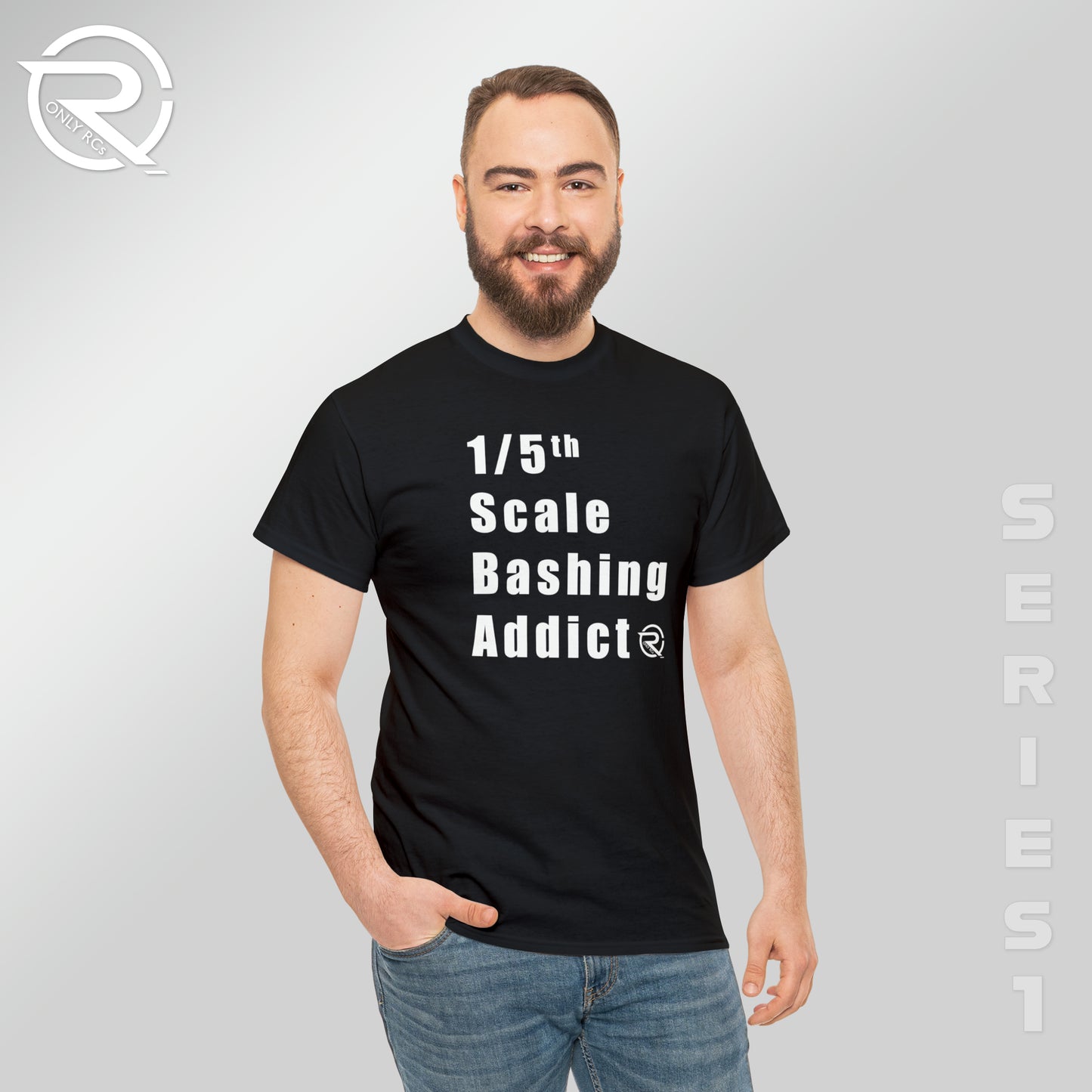 OnlyRCs - 1/5th Scale Bashing Addict Heavy Cotton Tee - Series 1