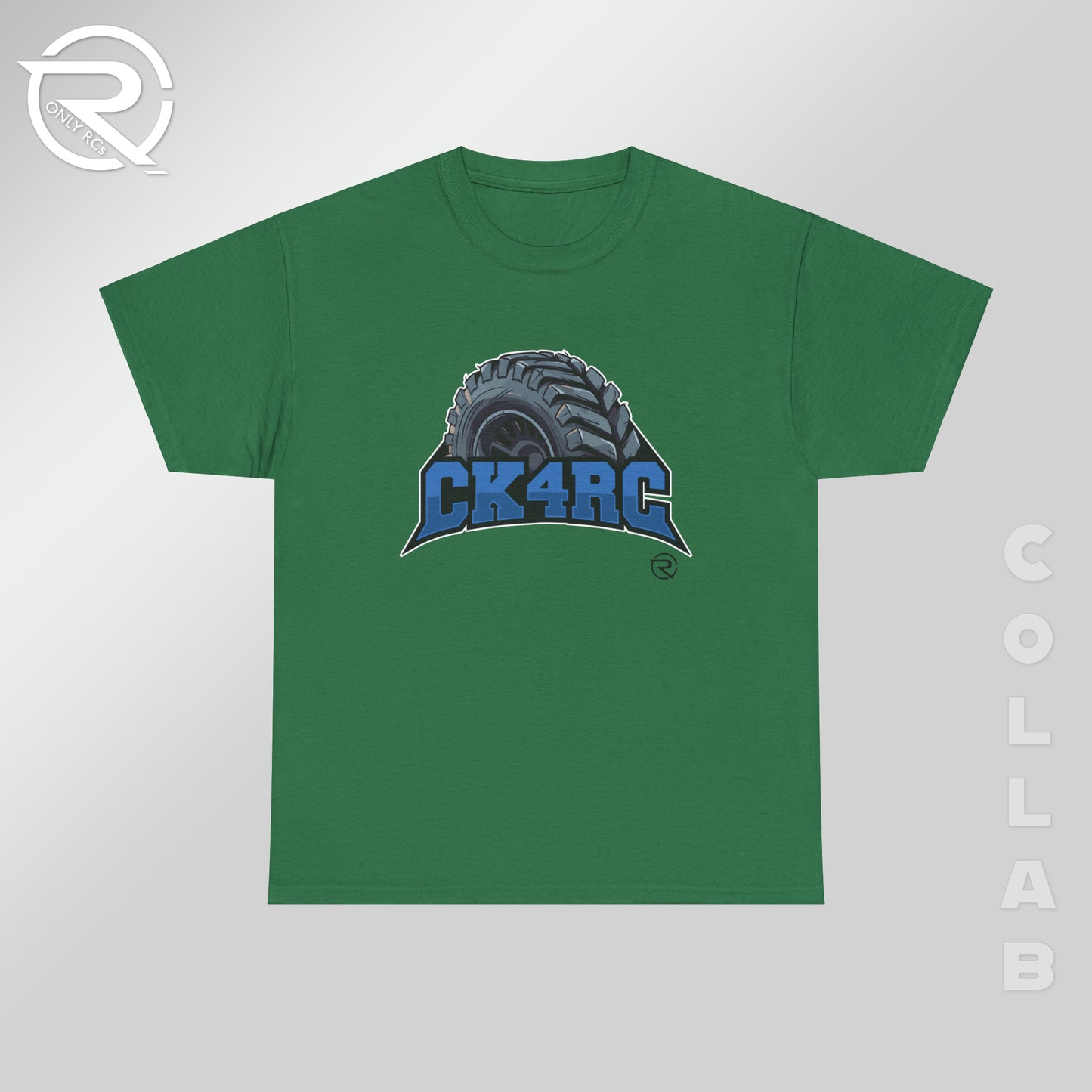 OnlyRCs - CK4RC Logo Heavy Cotton Tee - Collaboration