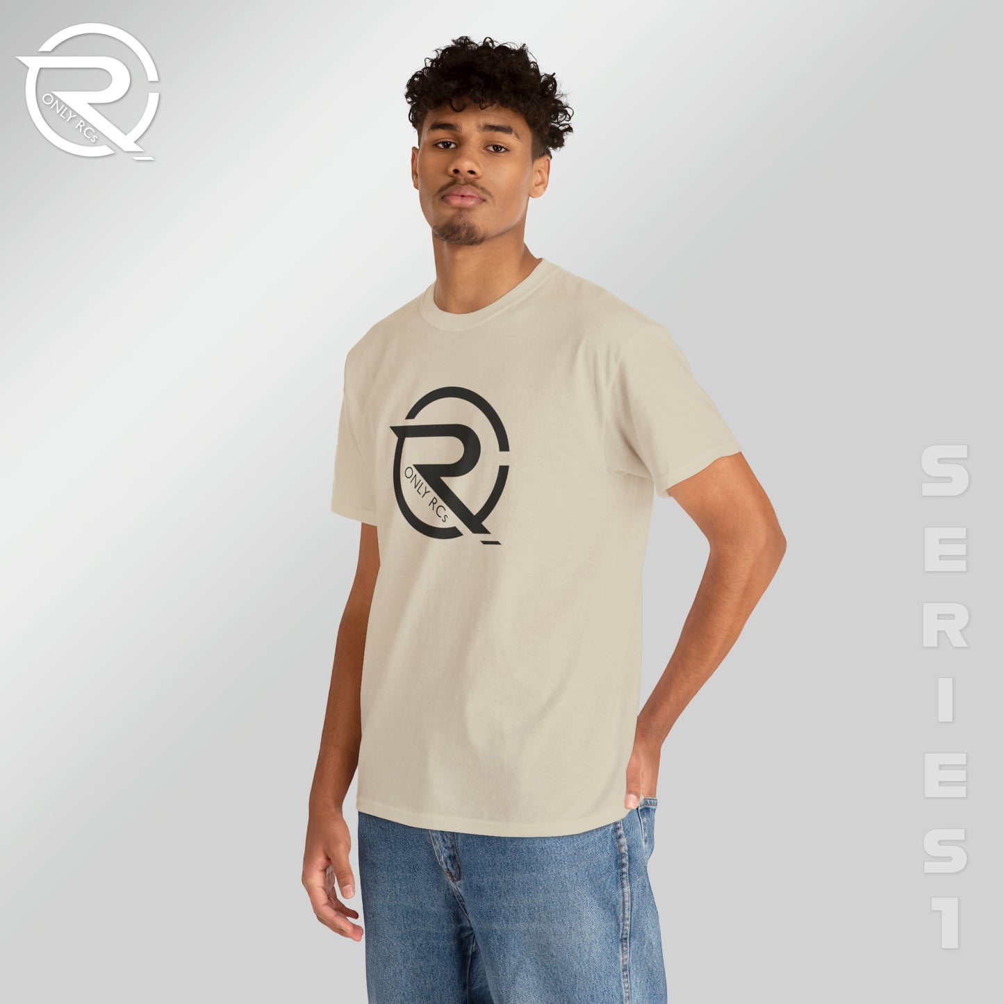 OnlyRCs - OnlyRCs Logo Front and Back Unisex Heavy Cotton Tee - Series 1