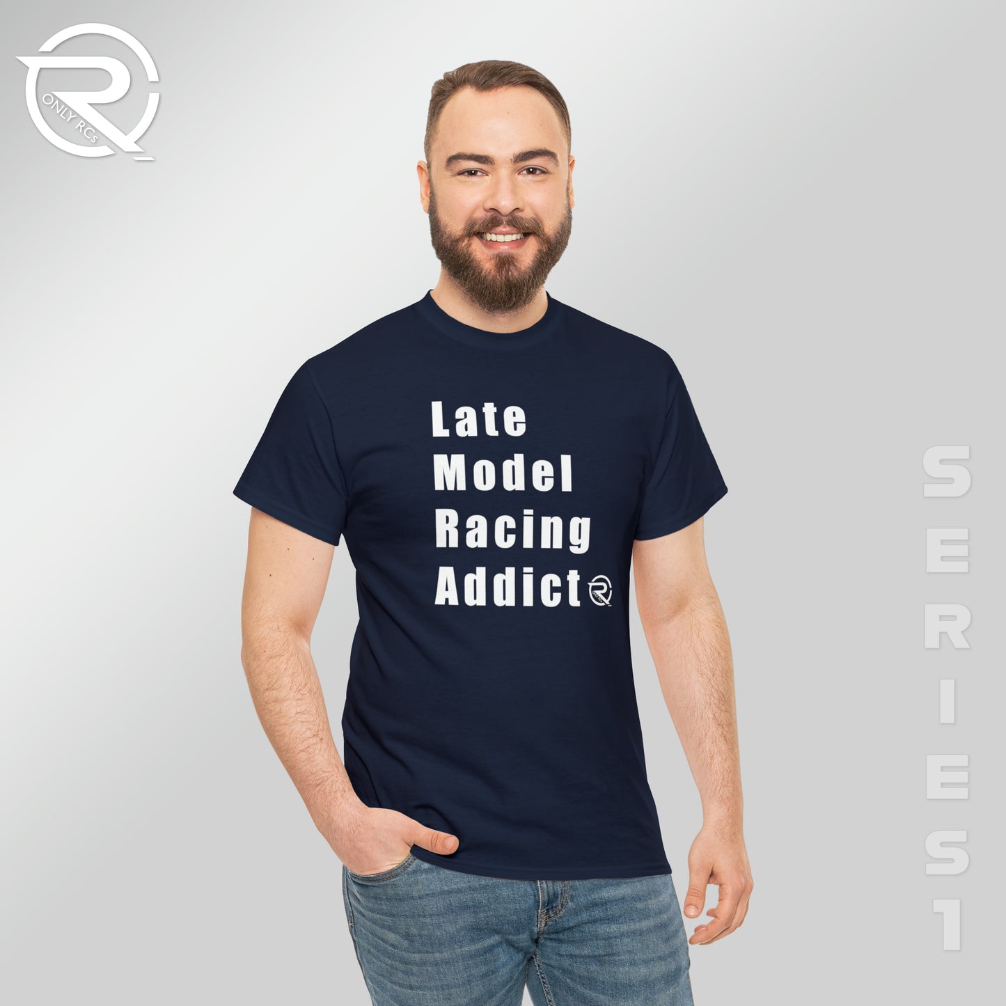 OnlyRCs - Late Model Racing Addict Heavy Cotton Tee - Series 1