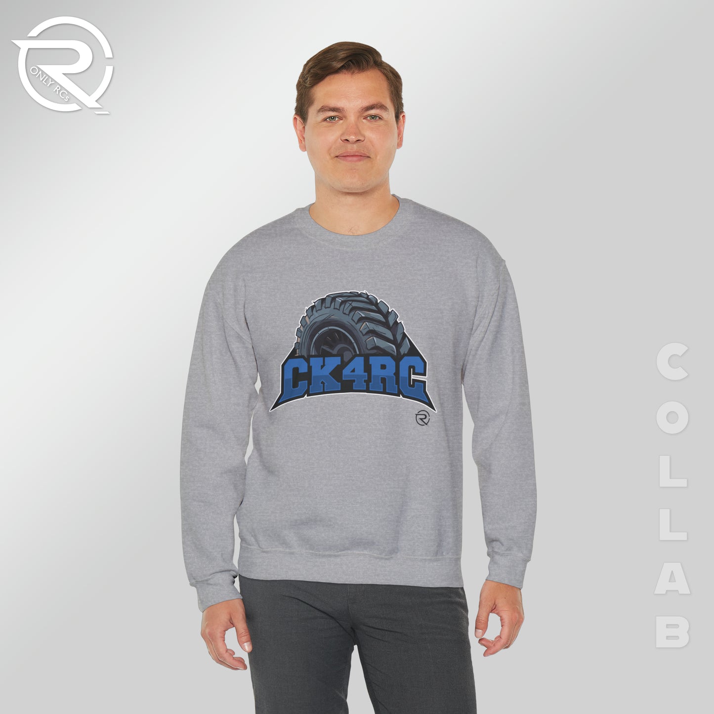 OnlyRCs - CK4RC Logo Unisex Heavy Blend™ Crewneck Sweatshirt - Collaboration