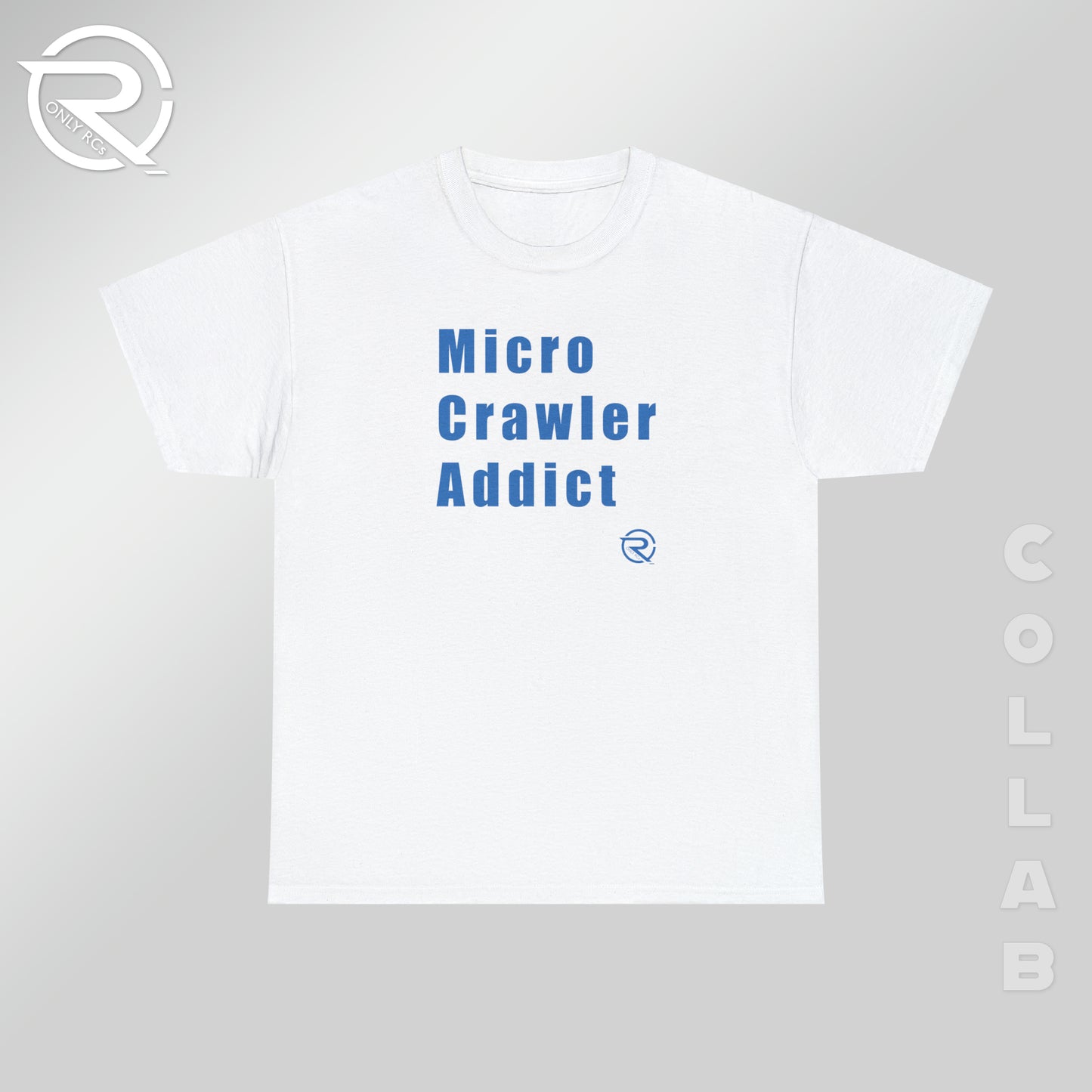 OnlyRCs - CK4RC Micro Crawler Addict Heavy Cotton Tee - Collaboration