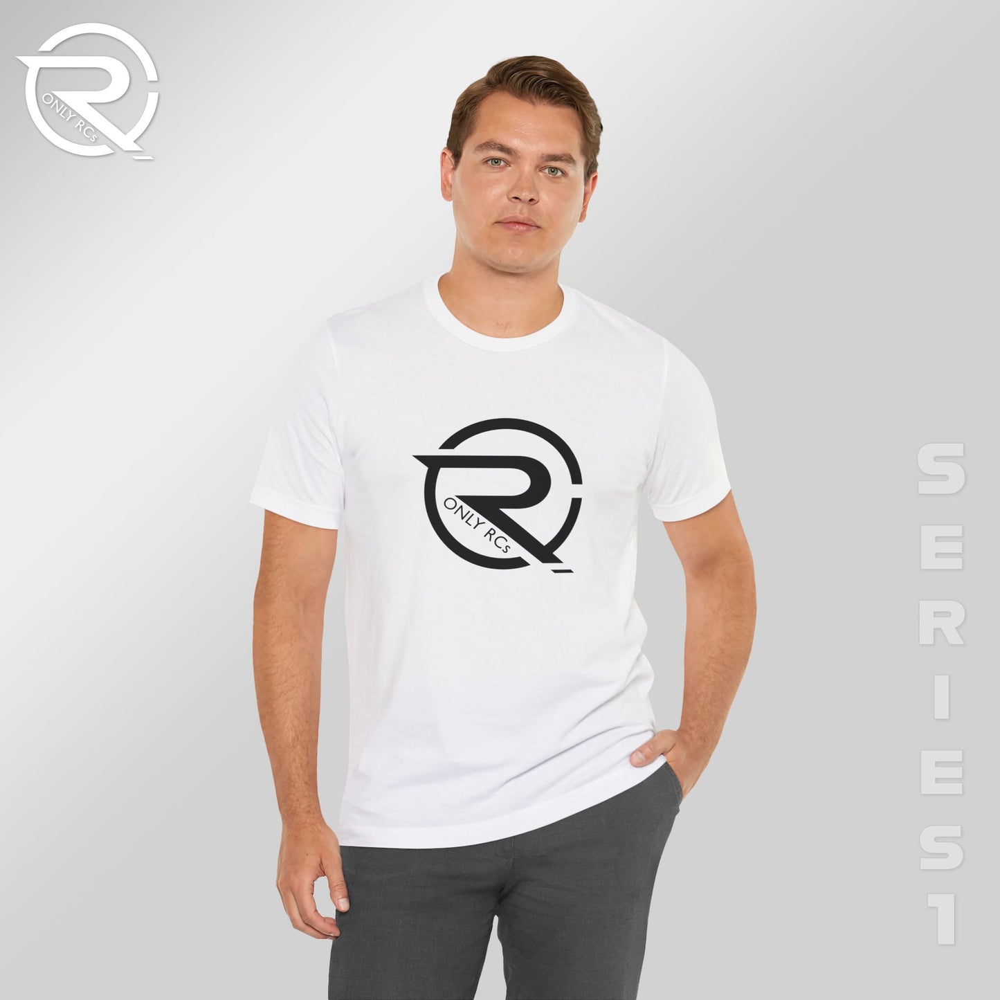 OnlyRCs - OnlyRCs Logo Front Only Unisex Short Sleeve Jersey Tee - Series 1