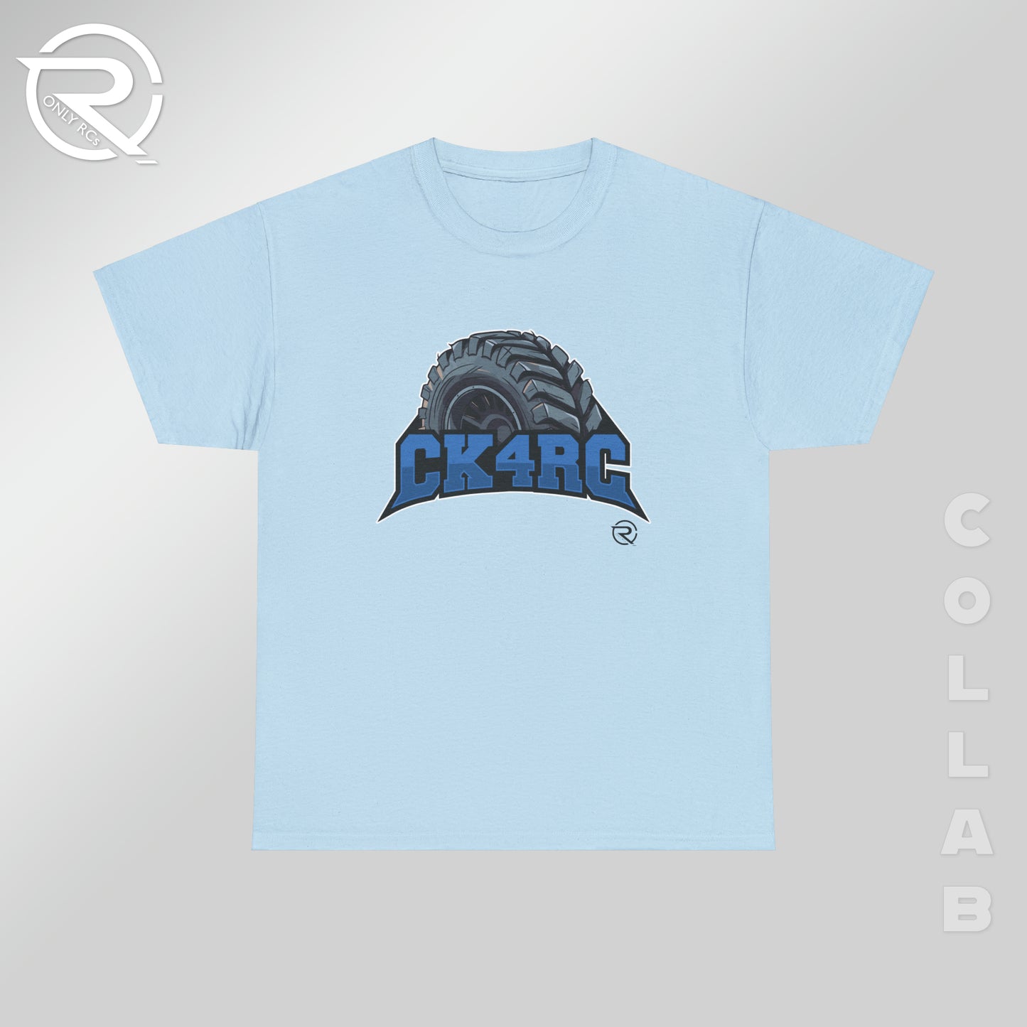 OnlyRCs - CK4RC Logo Heavy Cotton Tee - Collaboration