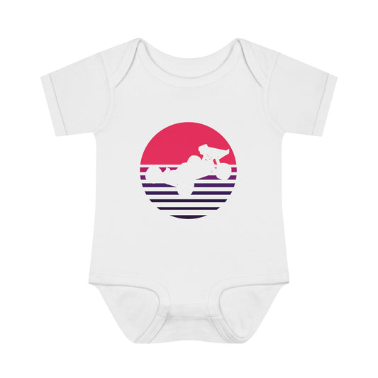OnlyRCs - Sunset Fade Pink to Purple Infant Baby Bodysuit - Series 1