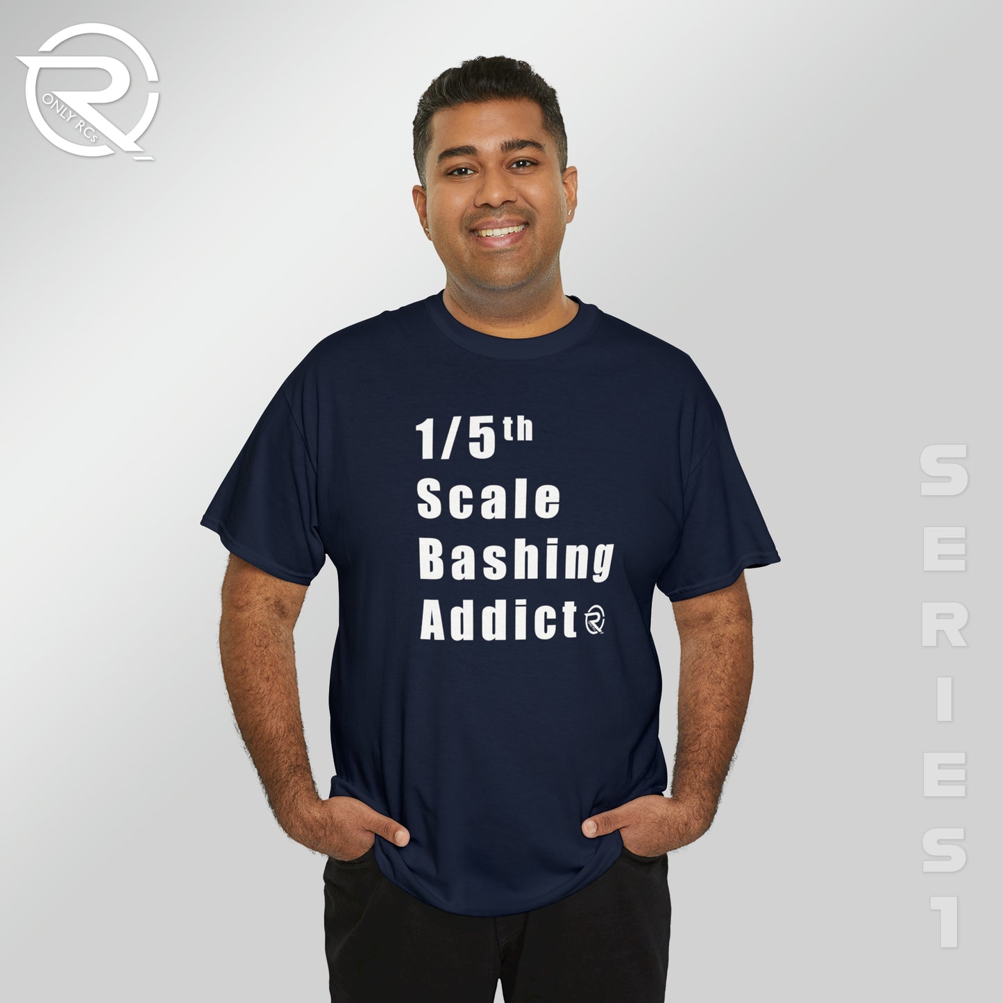 OnlyRCs - 1/5th Scale Bashing Addict Heavy Cotton Tee - Series 1