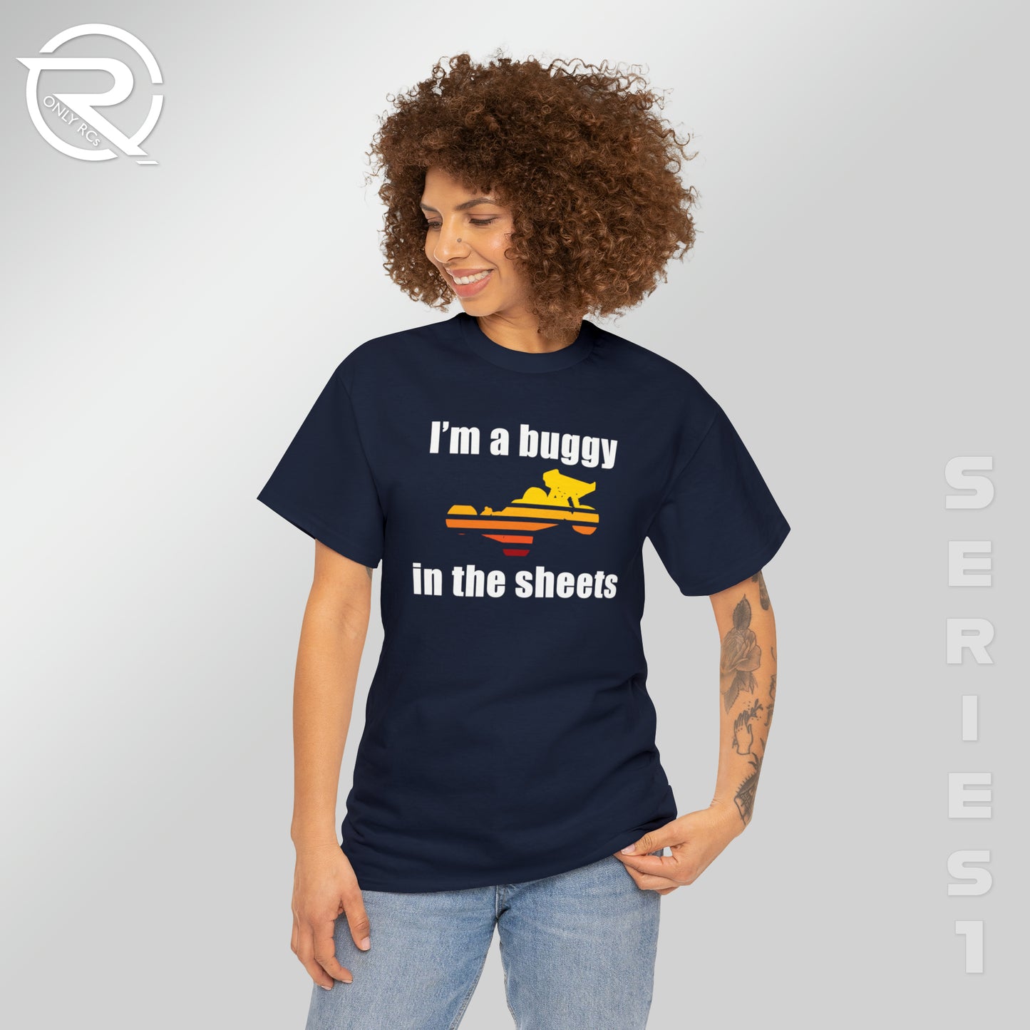 OnlyRCs - I'm a Buggy in the sheets Heavy Cotton Tee - Series 1