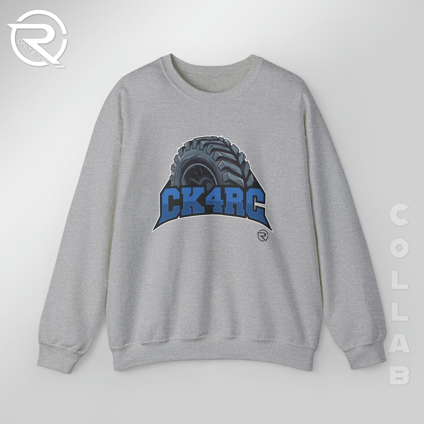 OnlyRCs - CK4RC Logo Unisex Heavy Blend™ Crewneck Sweatshirt - Collaboration