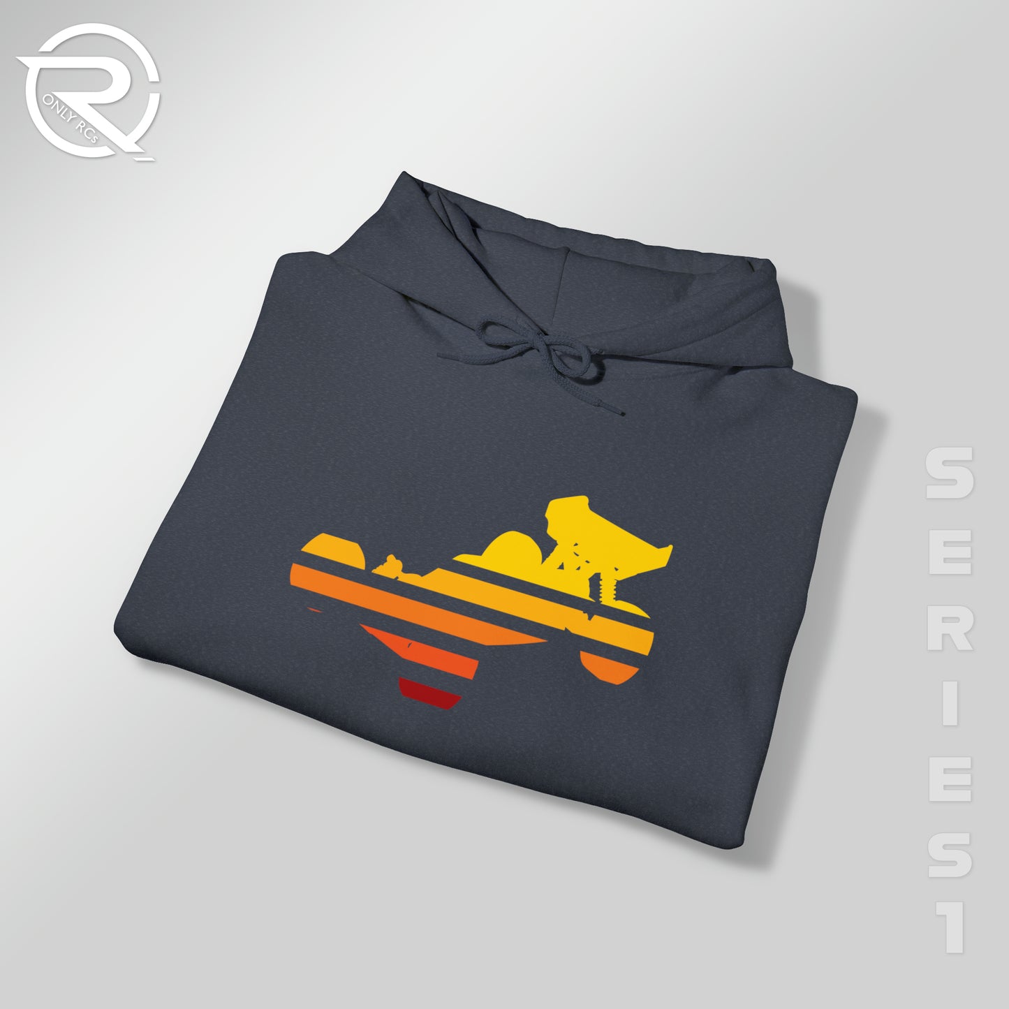 OnlyRCs - Sunset Fade Buggy Unisex Heavy Blend™ Hooded Sweatshirt - Series 1