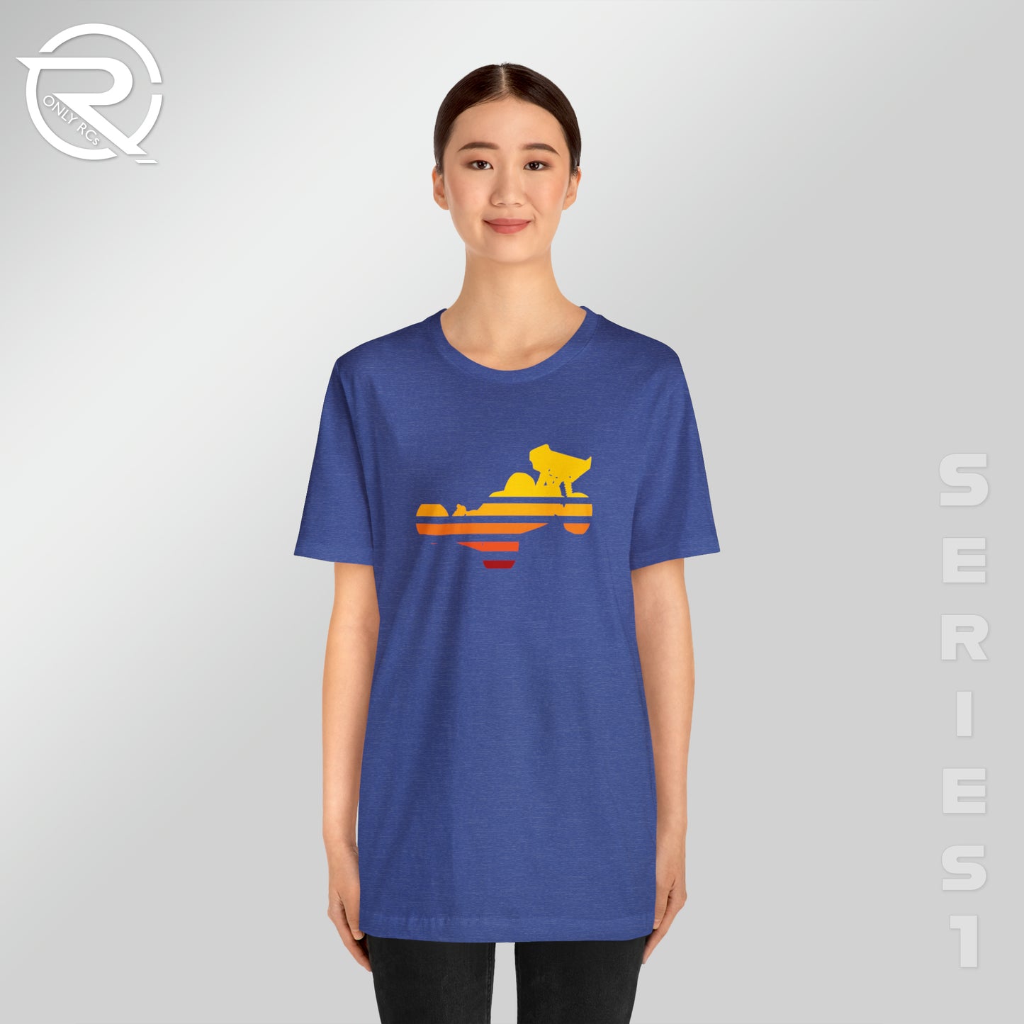 OnlyRCs - Buggy Sunset Fade Unisex Jersey Short Sleeve Tee - Series 1